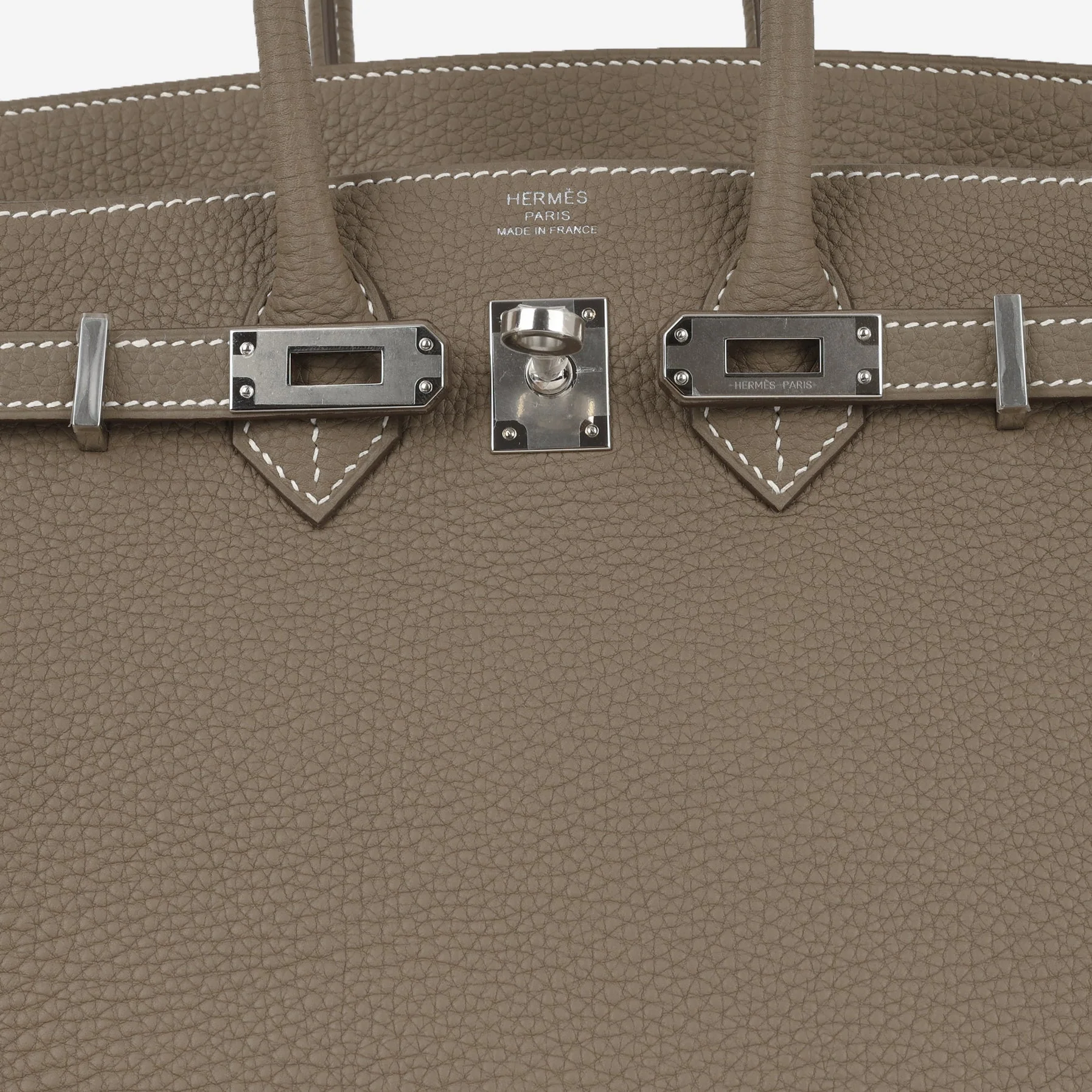Hermès Birkin 25 - Etoupe Togo | Palladium Hardware - Image 8