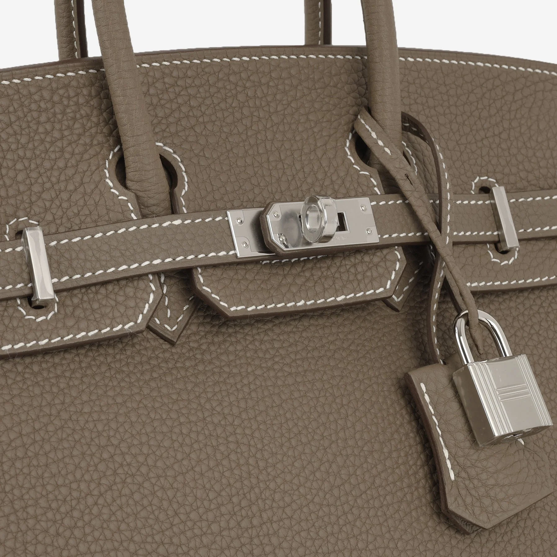 Hermès Birkin 25 - Etoupe Togo | Palladium Hardware - Image 9