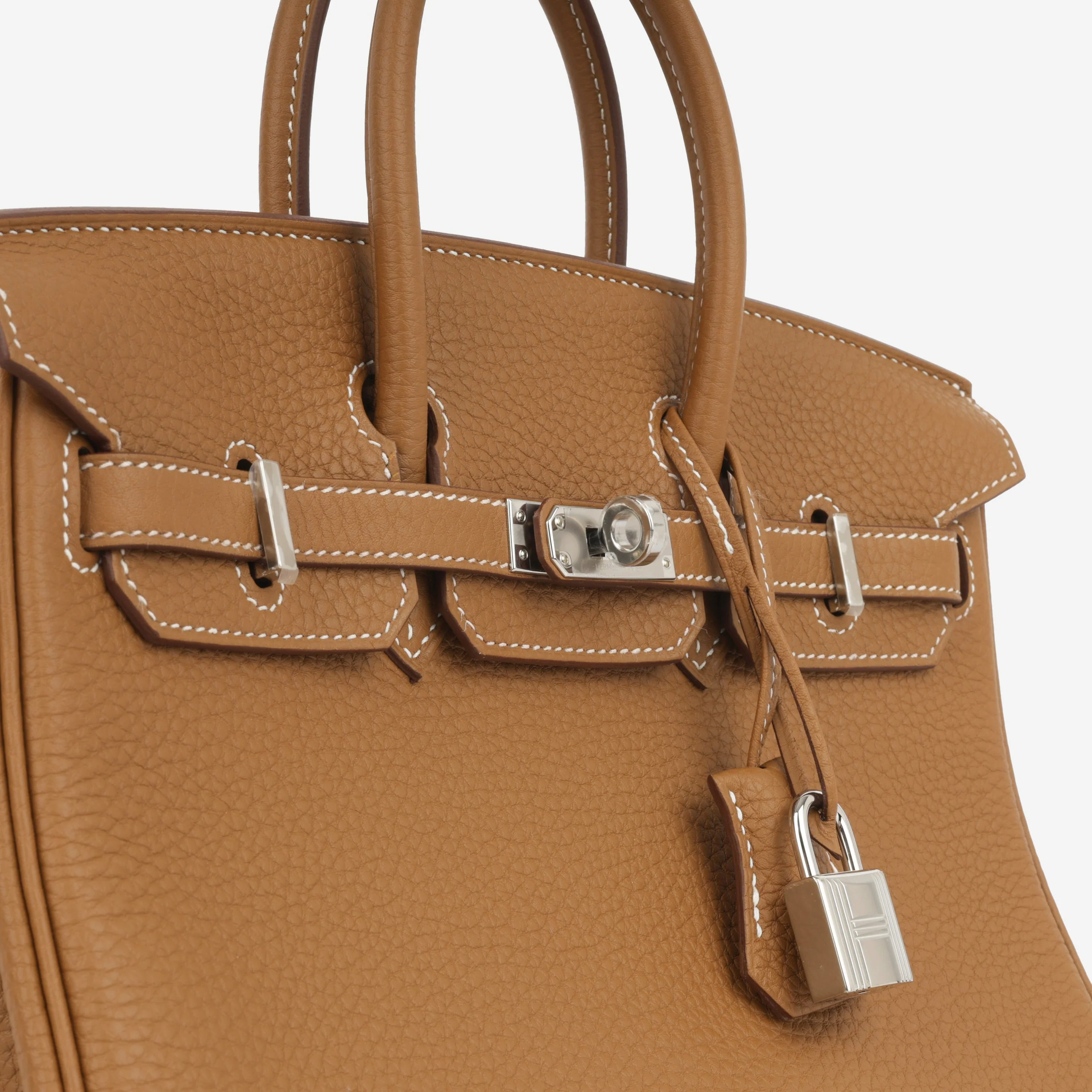 Hermès Birkin 25 - Gold Togo | Palladium Hardware - Image 7