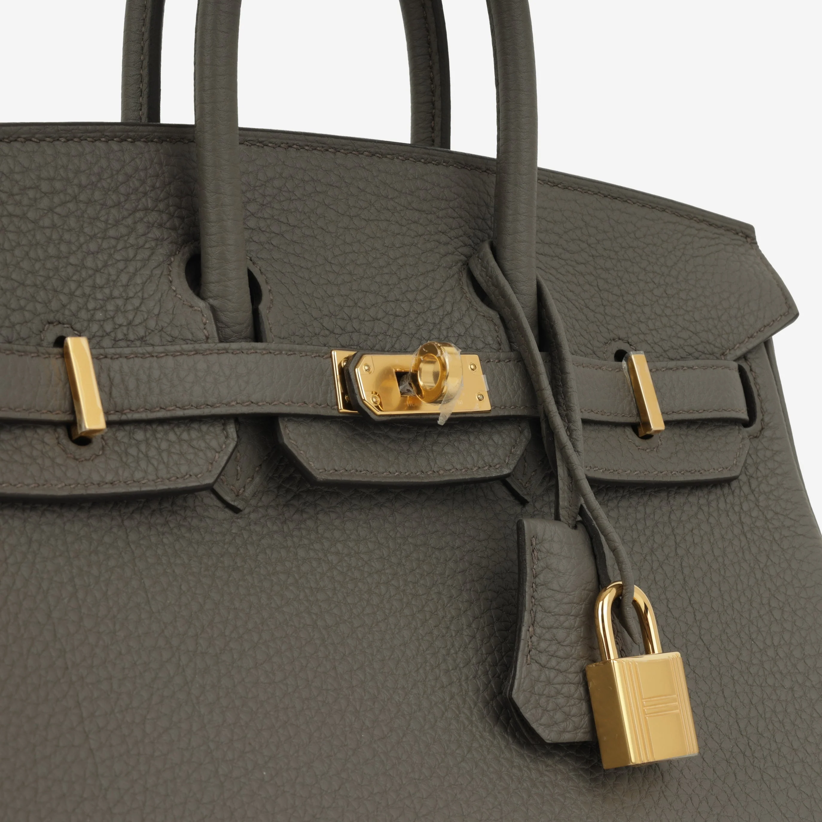Hermès Birkin 25 - Gris Etain Togo | Gold Hardware - Image 15
