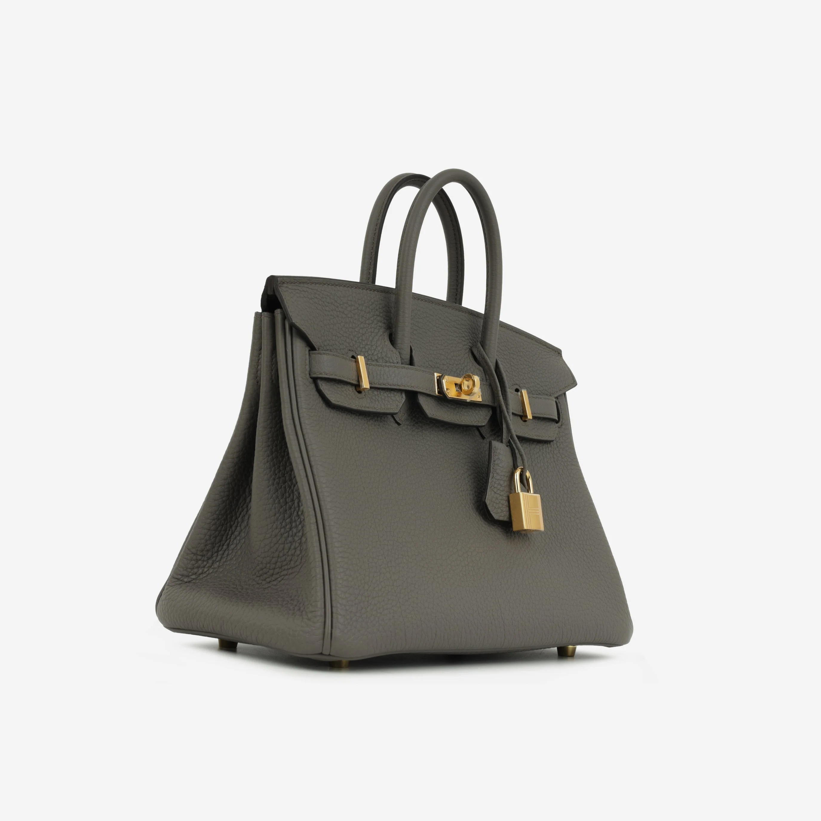 Hermès Birkin 25 - Gris Etain Togo | Gold Hardware - Image 3