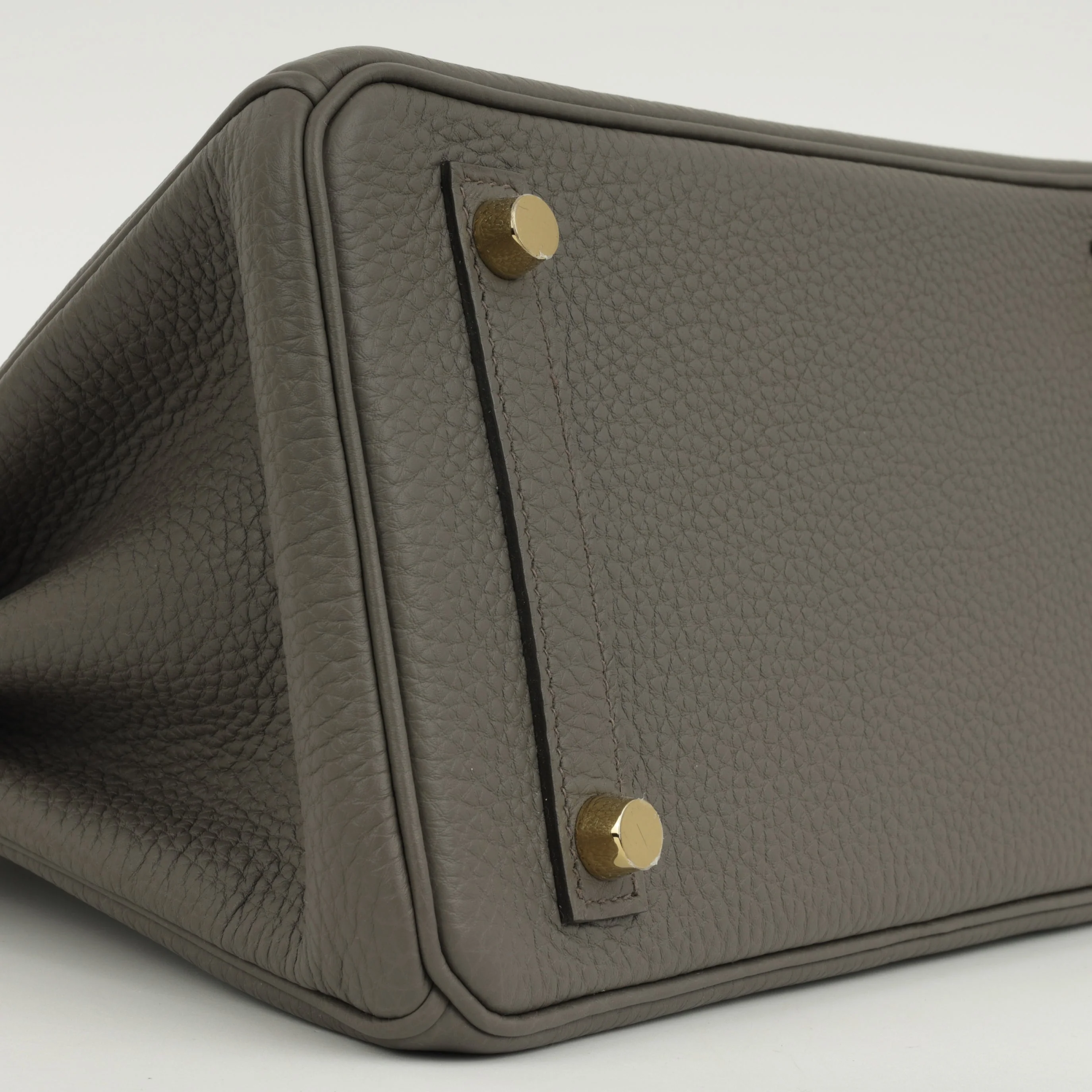 Hermès Birkin 25 - Gris Etain Togo | Gold Hardware - Image 7