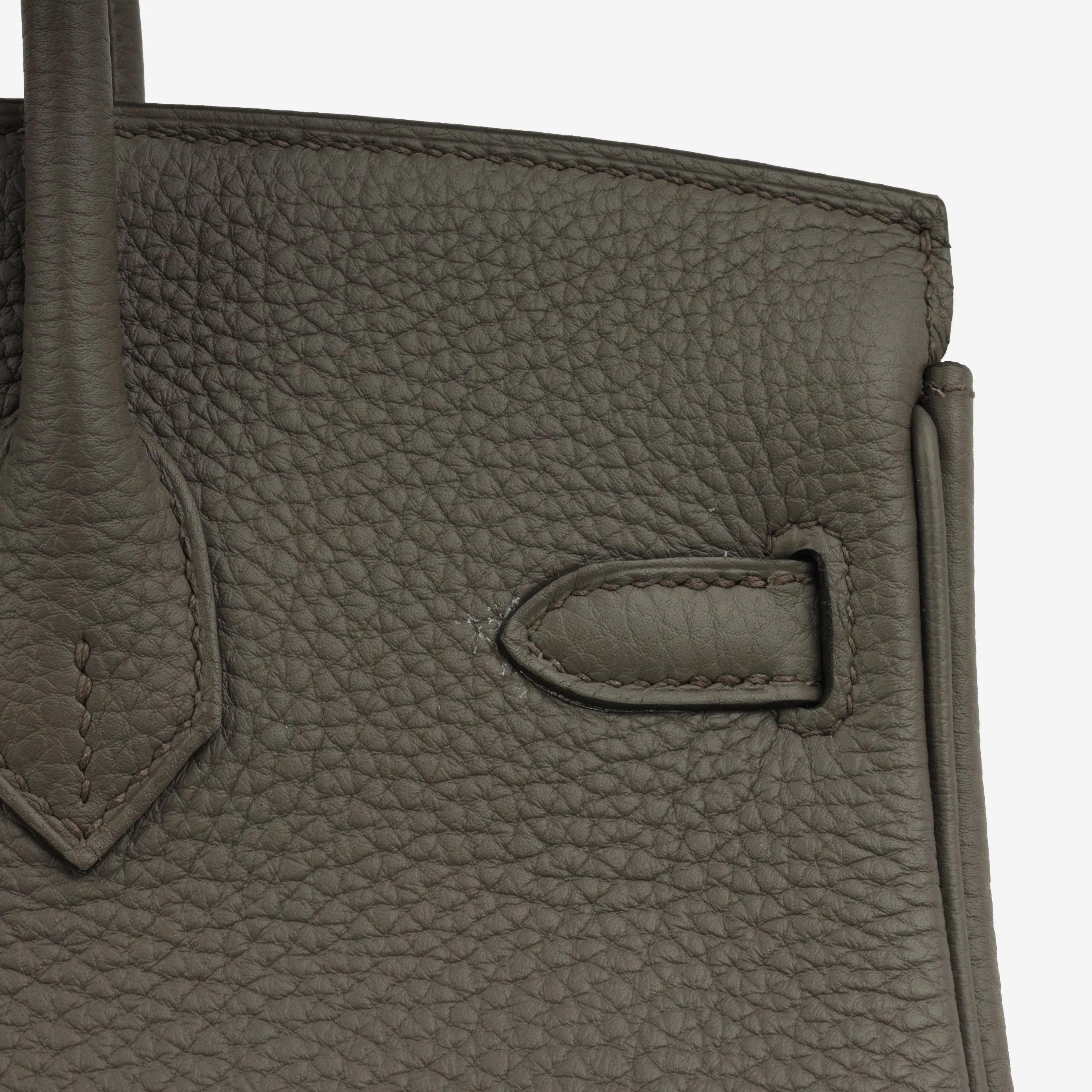 Hermès Birkin 25 - Gris Etain Togo | Gold Hardware - Image 9