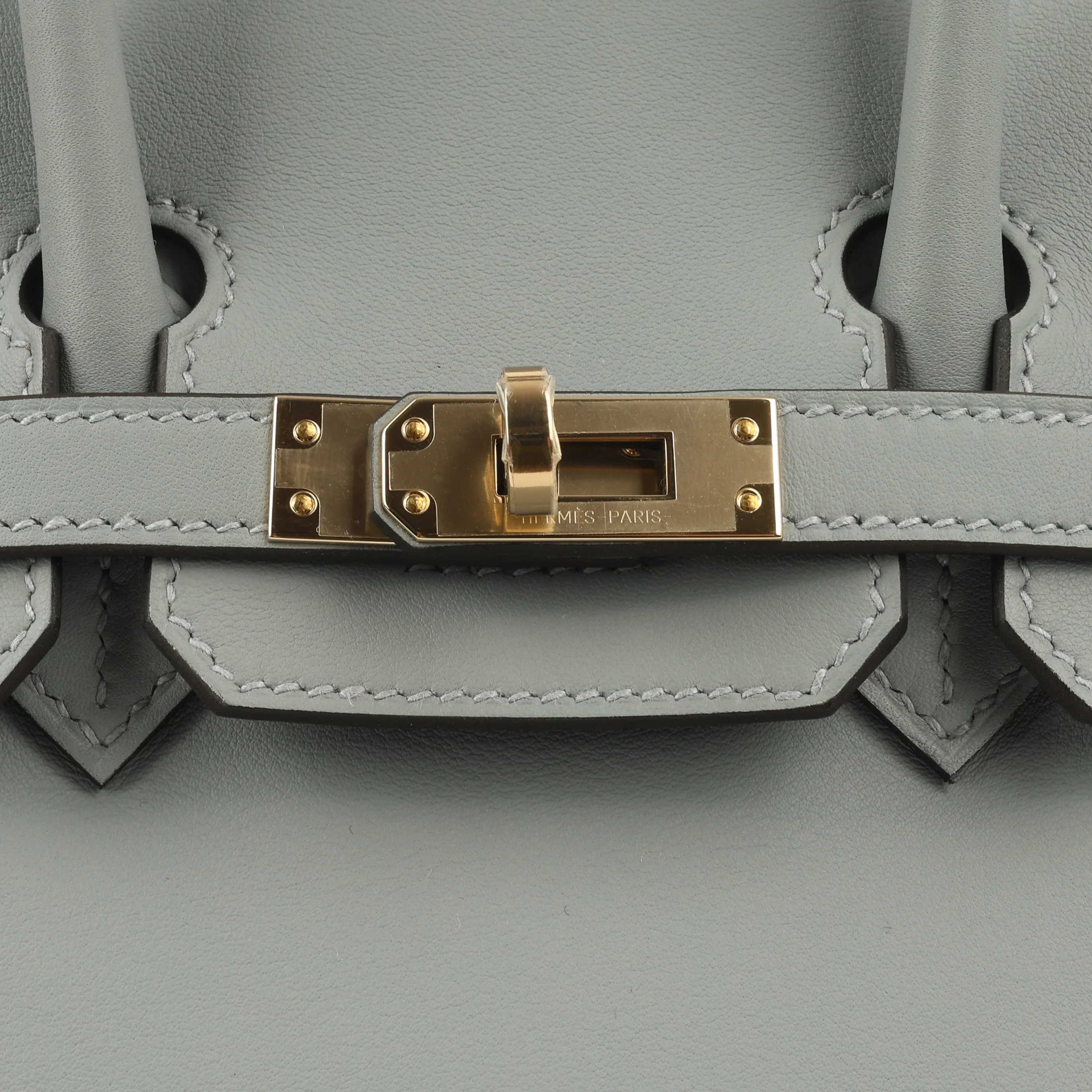 Hermès Birkin 25 - Gris Pantin Swift | Gold hardware (NWT) - Image 10