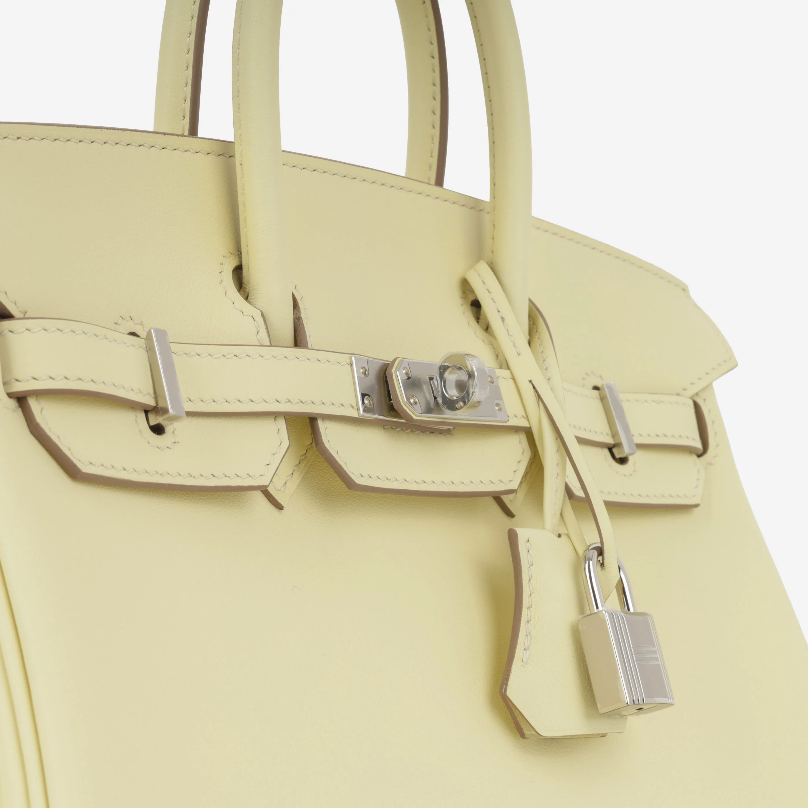 Hermès Birkin 25 - Jaune Milton Swift | Palladium Hardware - Image 11