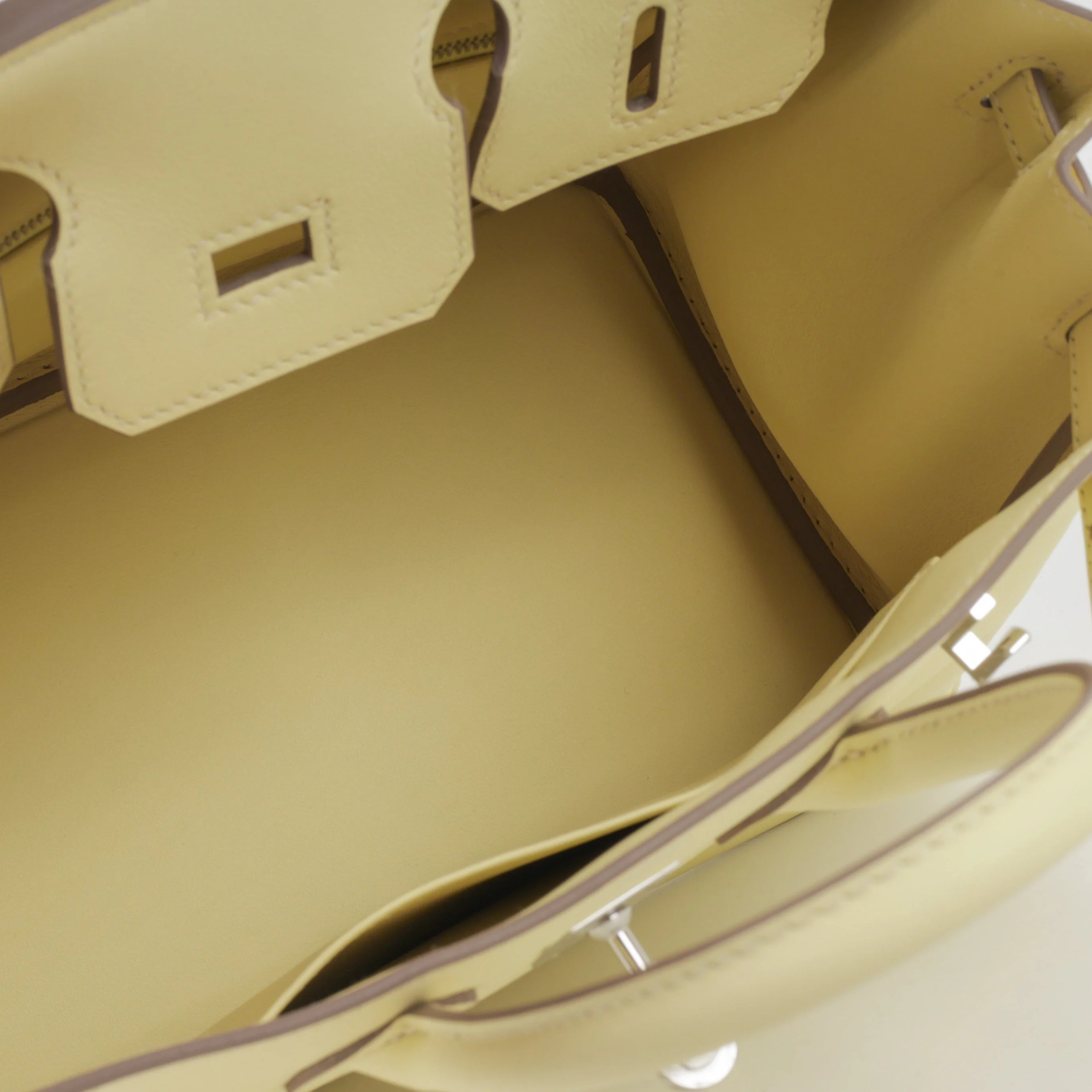 Hermès Birkin 25 - Jaune Milton Swift | Palladium Hardware - Image 6