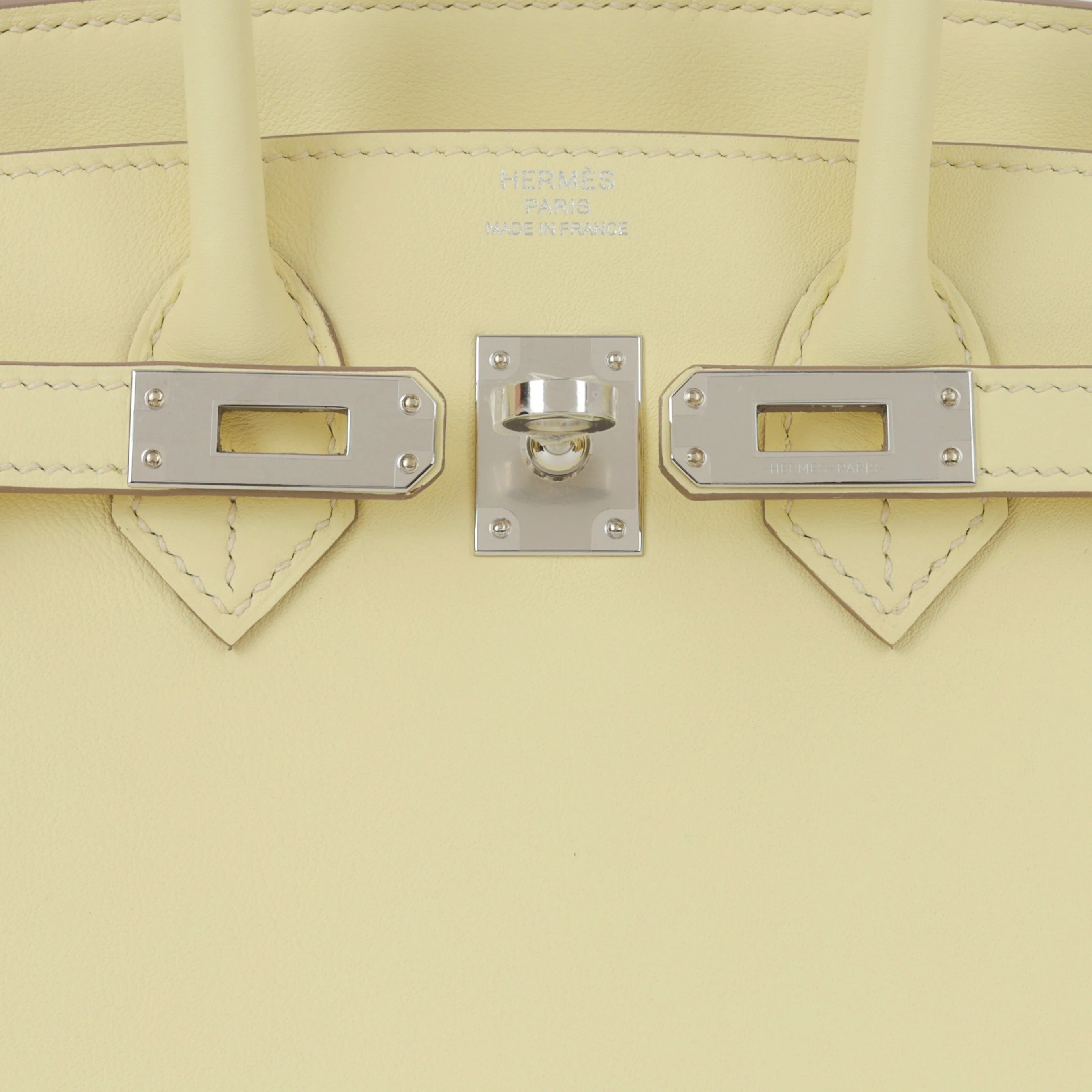 Hermès Birkin 25 - Jaune Milton Swift | Palladium Hardware - Image 9