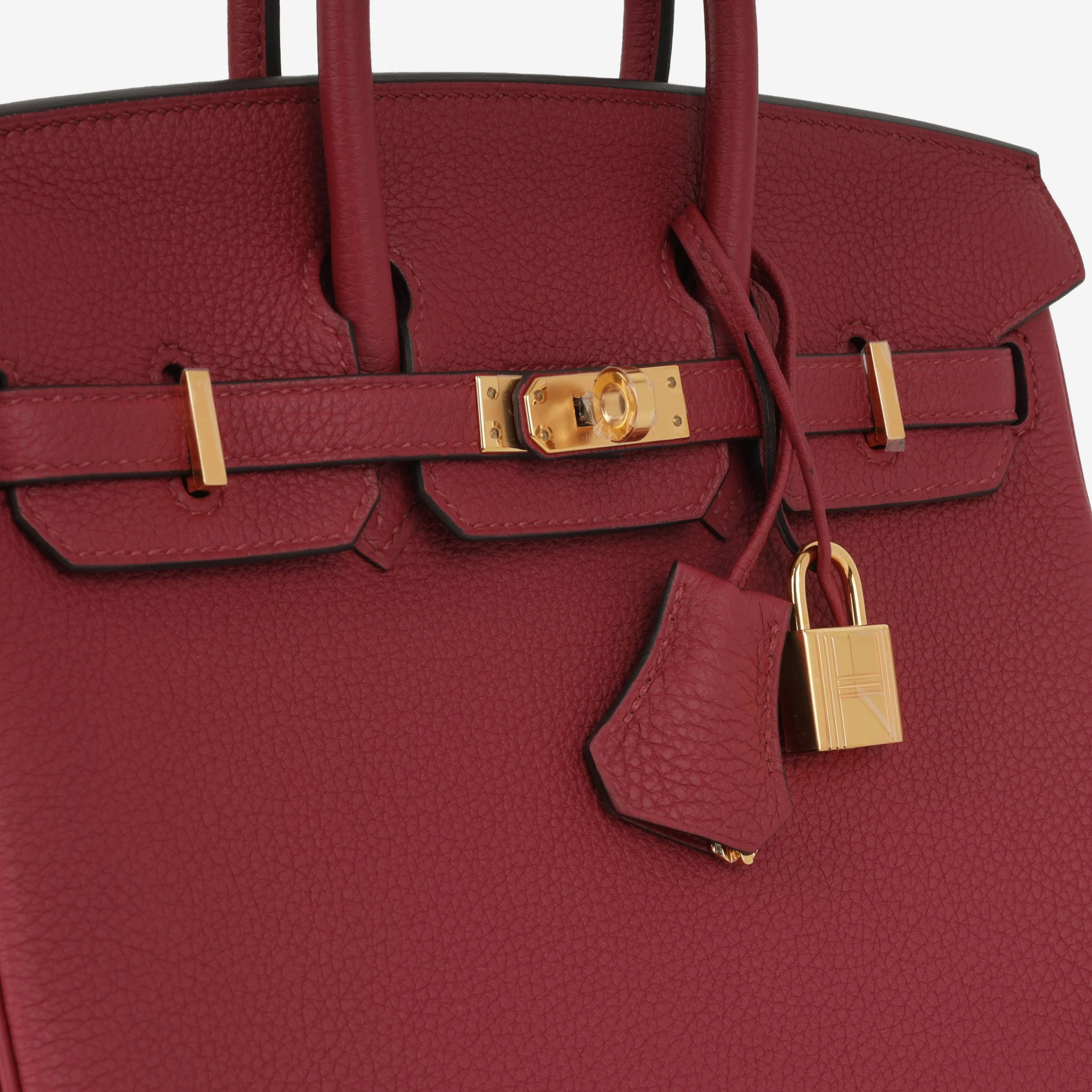 Hermès Birkin 25 - Rouge Grenat Togo | Gold Hardware - Image 9