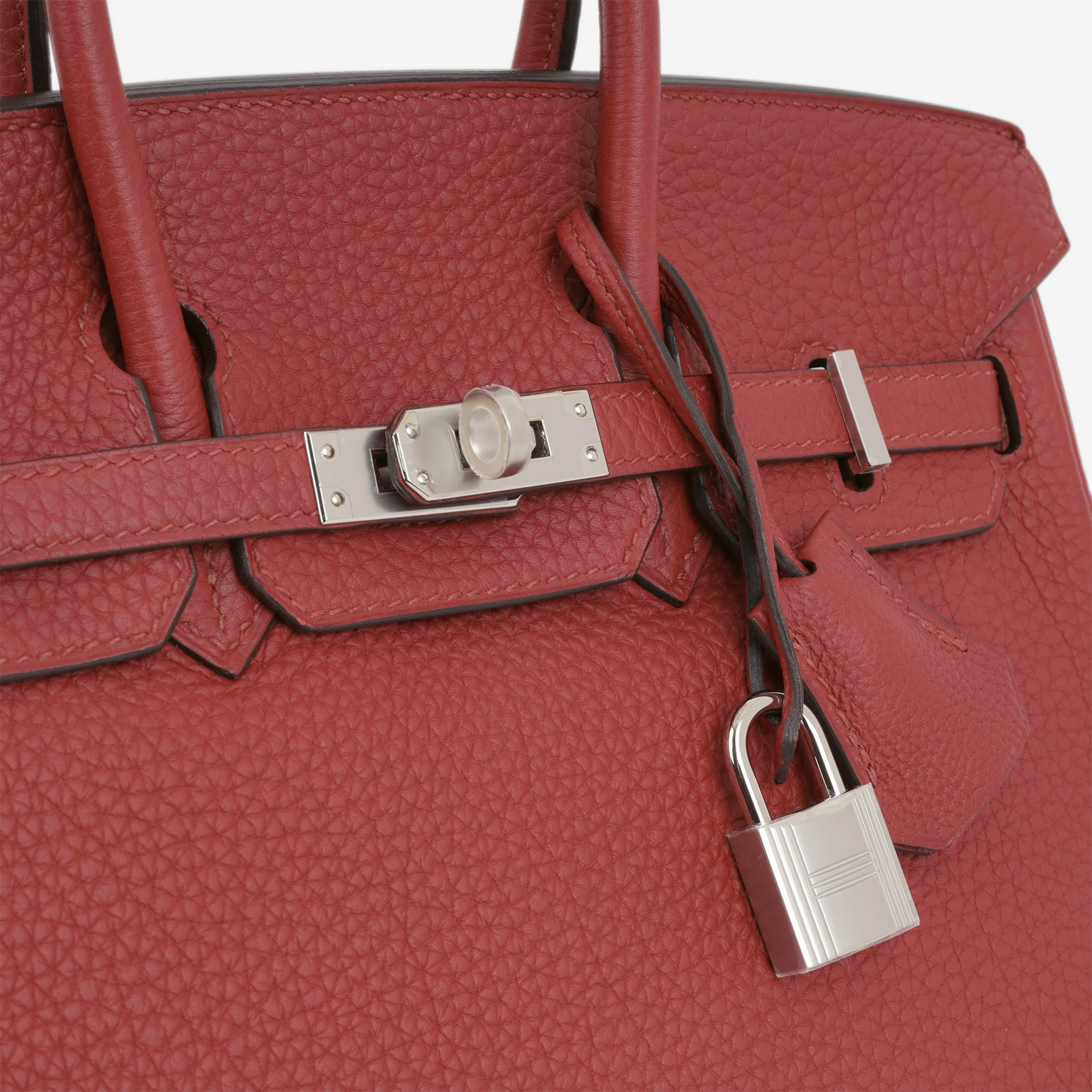 Hermès Birkin 25 - Rouge Grenat Togo | Palladium Hardware - Image 5