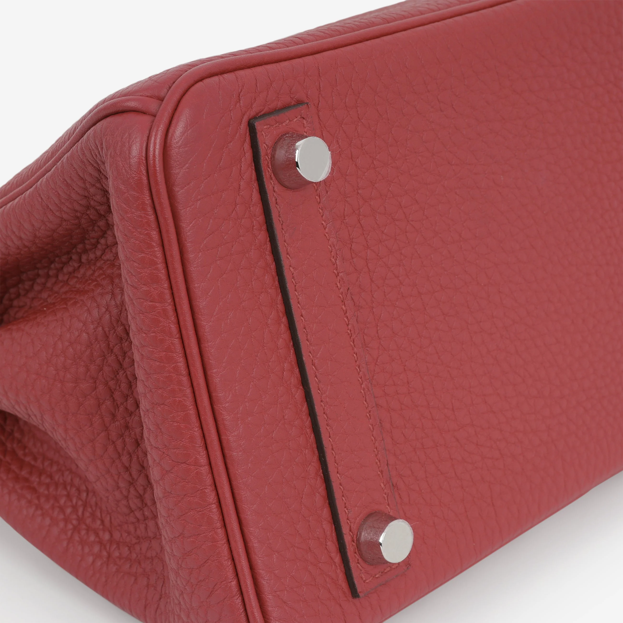 Hermès Birkin 25 - Rouge Grenat Togo | Palladium Hardware - Image 6