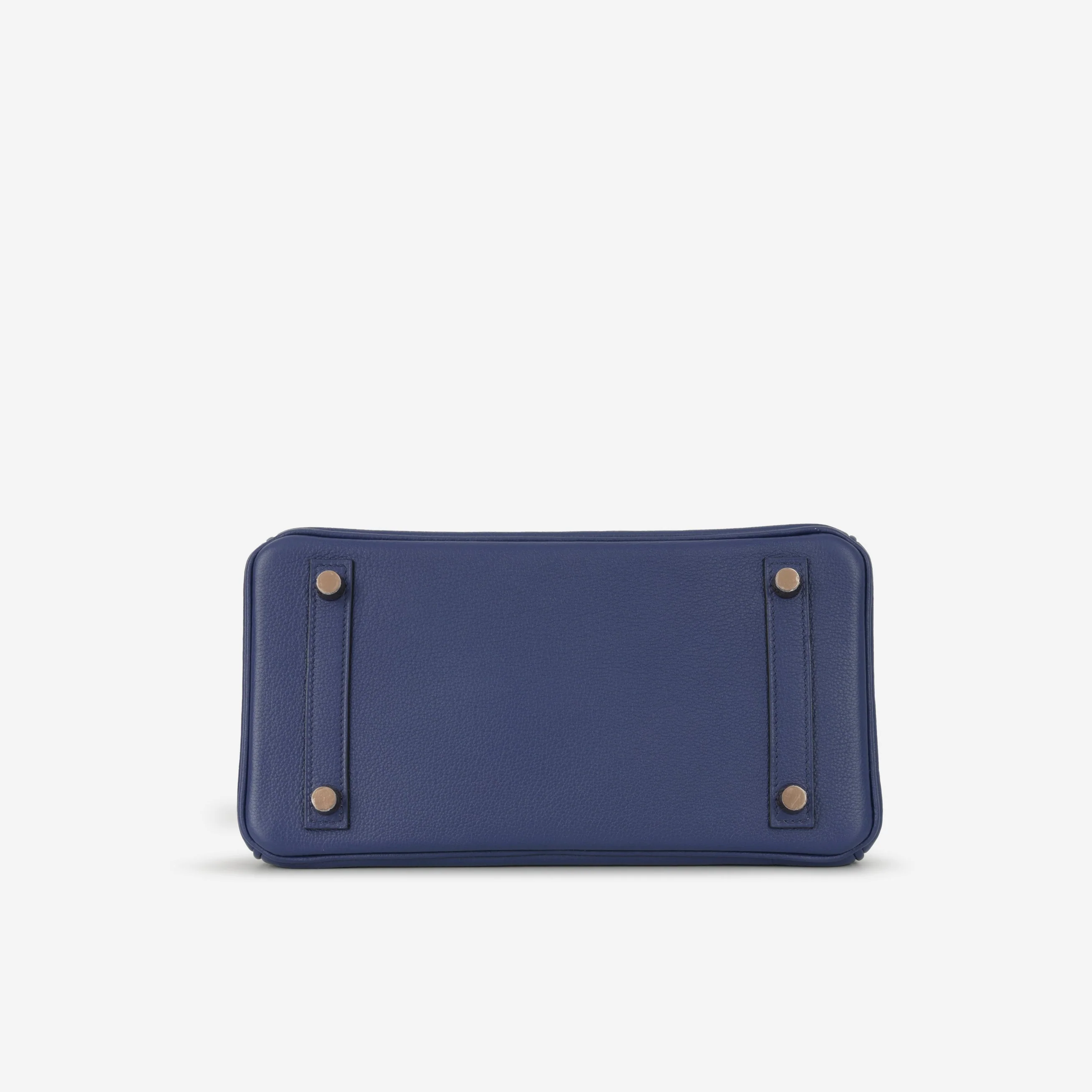 Hermès Birkin 25 Touch - Bleu Saphir Novillo / Blue Marine Alligator | Rose Gold Hardware - Image 4