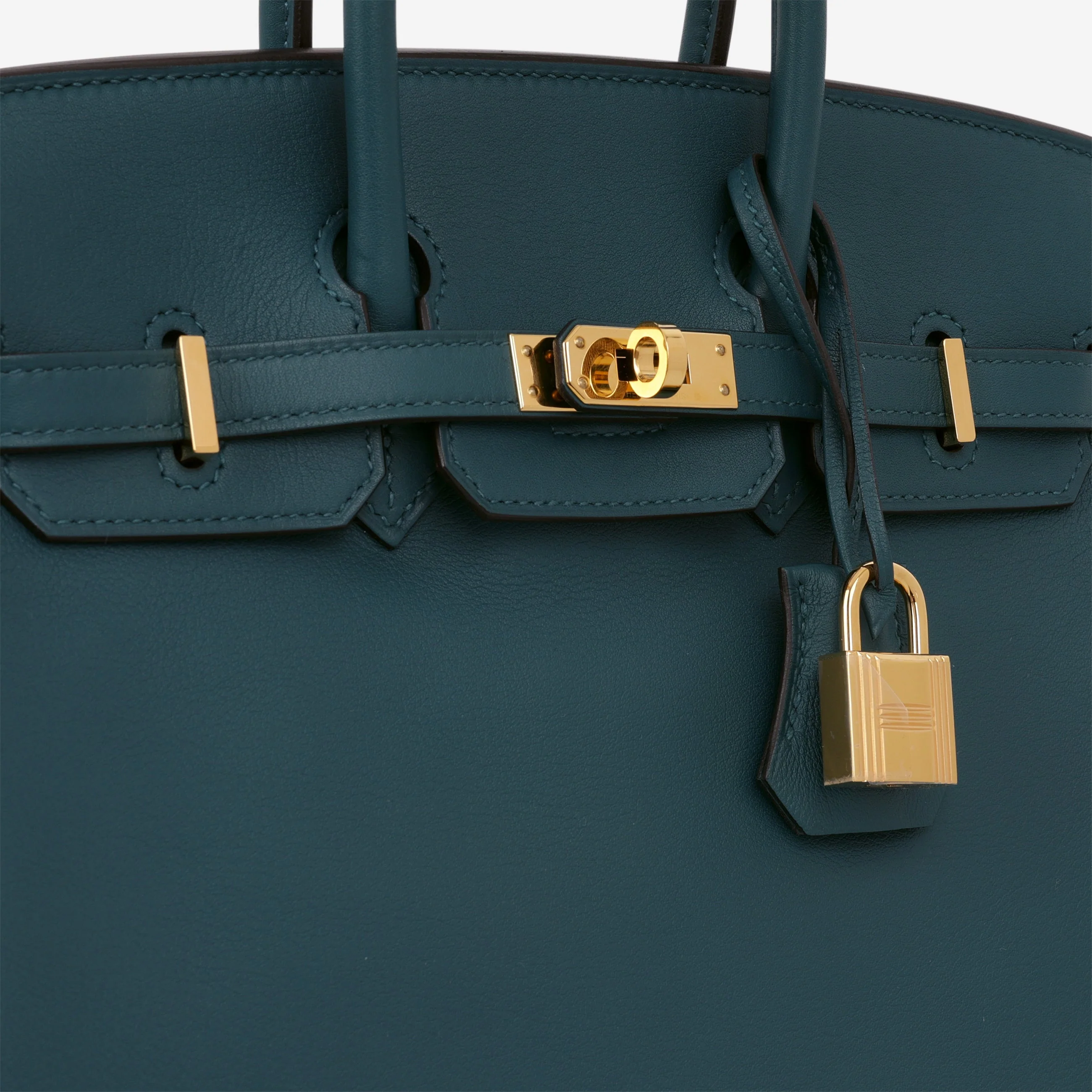 Hermès Birkin 25 - Vert Bosphore Swift | Gold hardware - Image 10