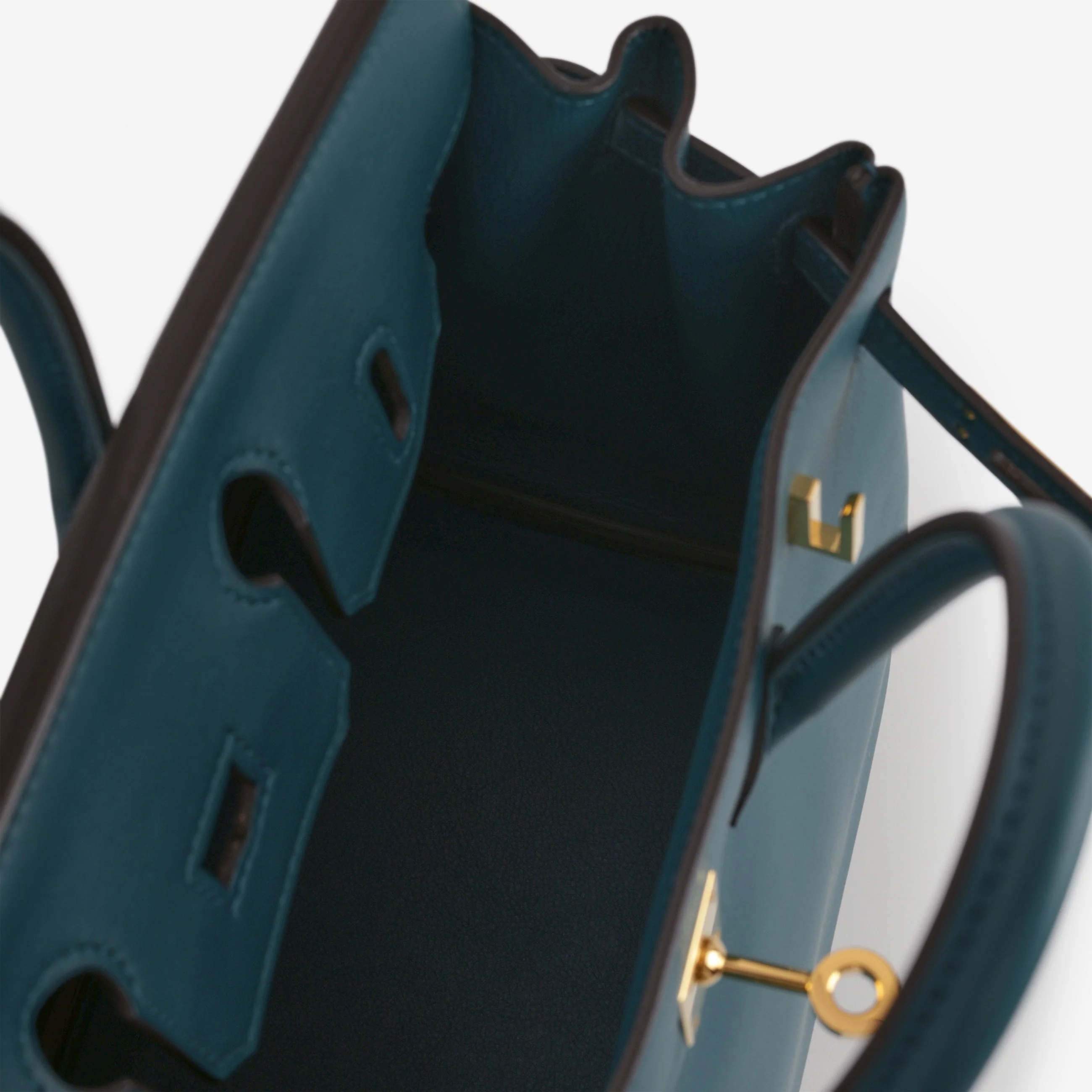 Hermès Birkin 25 - Vert Bosphore Swift | Gold hardware - Image 8