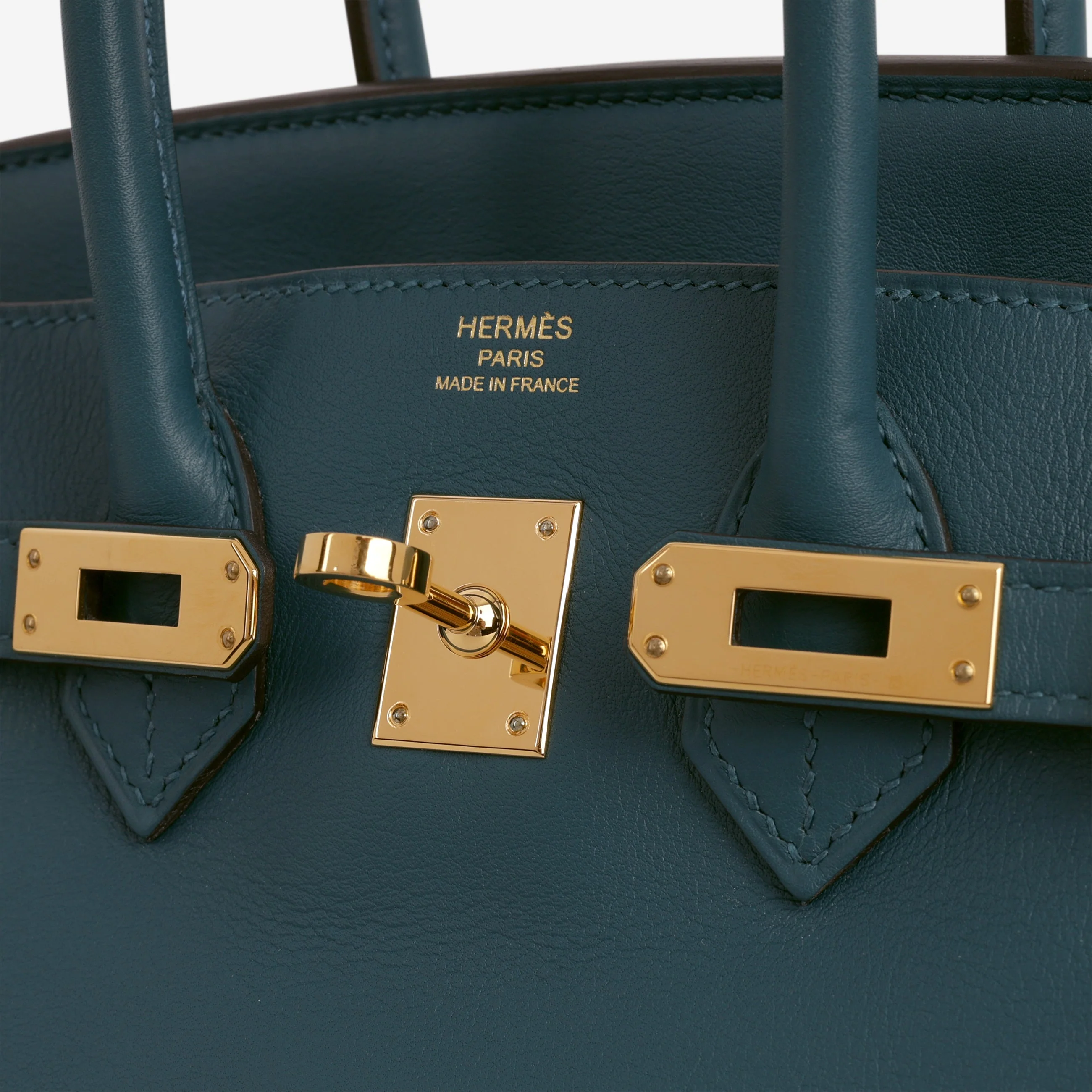 Hermès Birkin 25 - Vert Bosphore Swift | Gold hardware - Image 9
