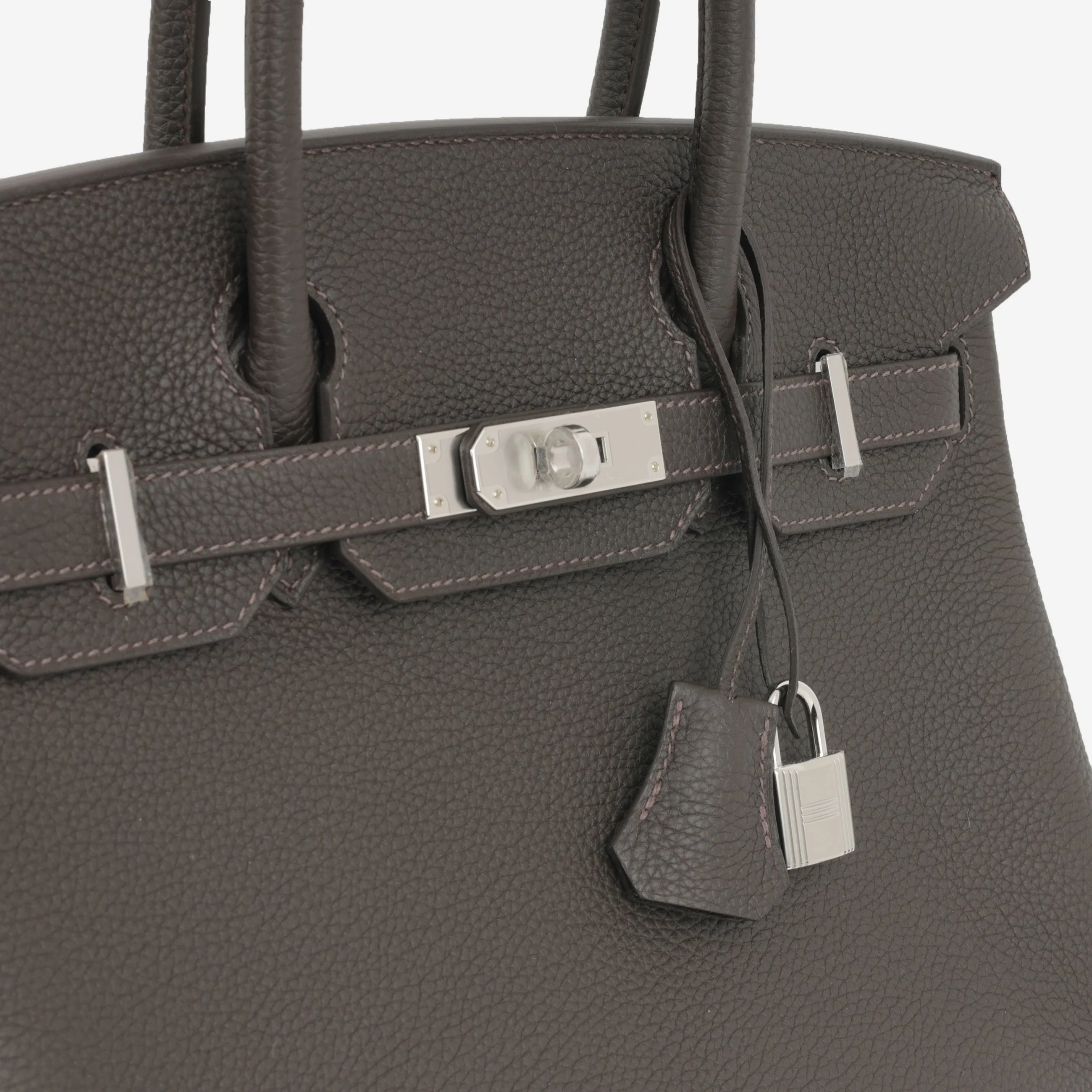 Hermès Birkin 30 - Bai Brun Togo | Palladium Hardware - Image 9