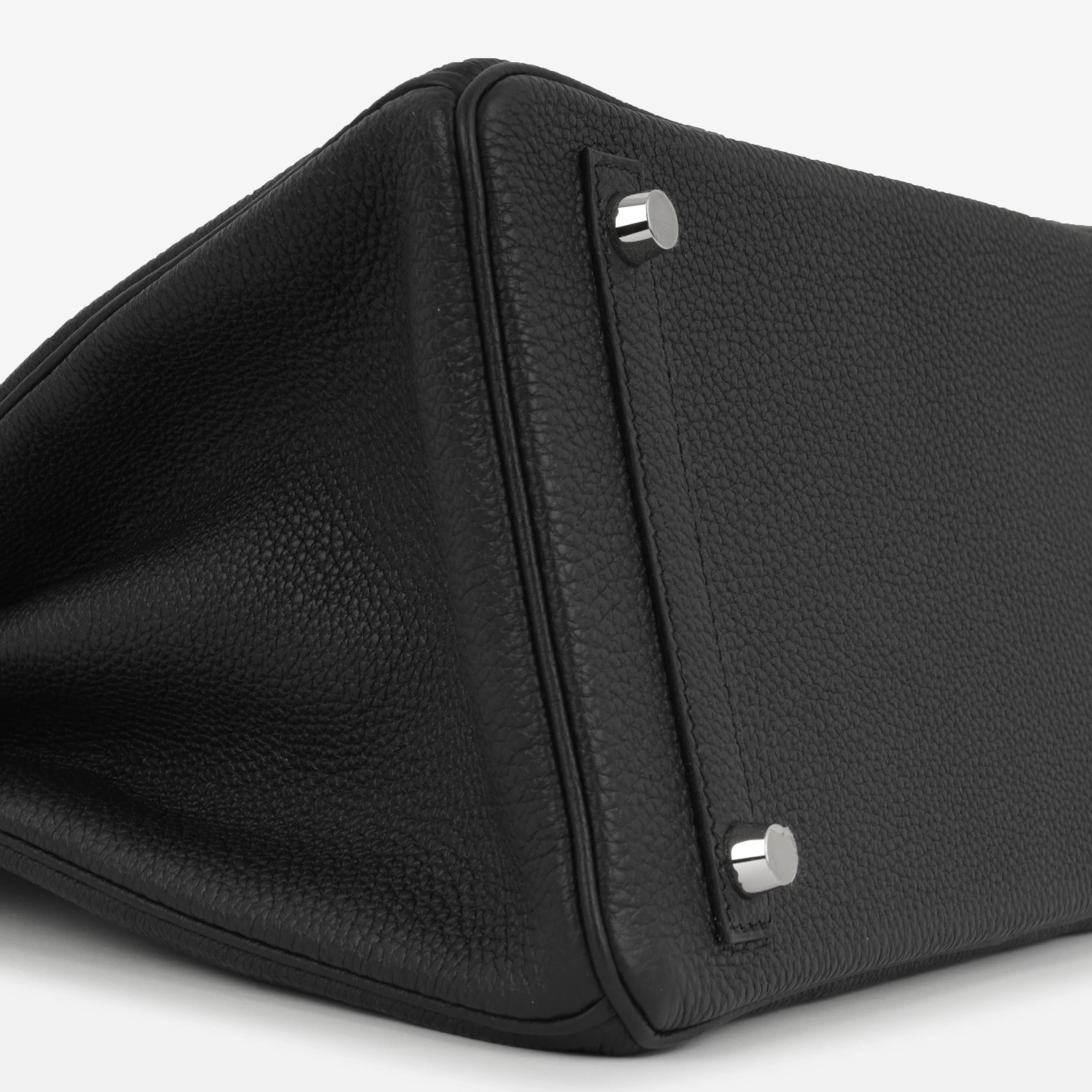 Hermès Birkin 30 - Black Togo | Palladium Hardware - Image 6