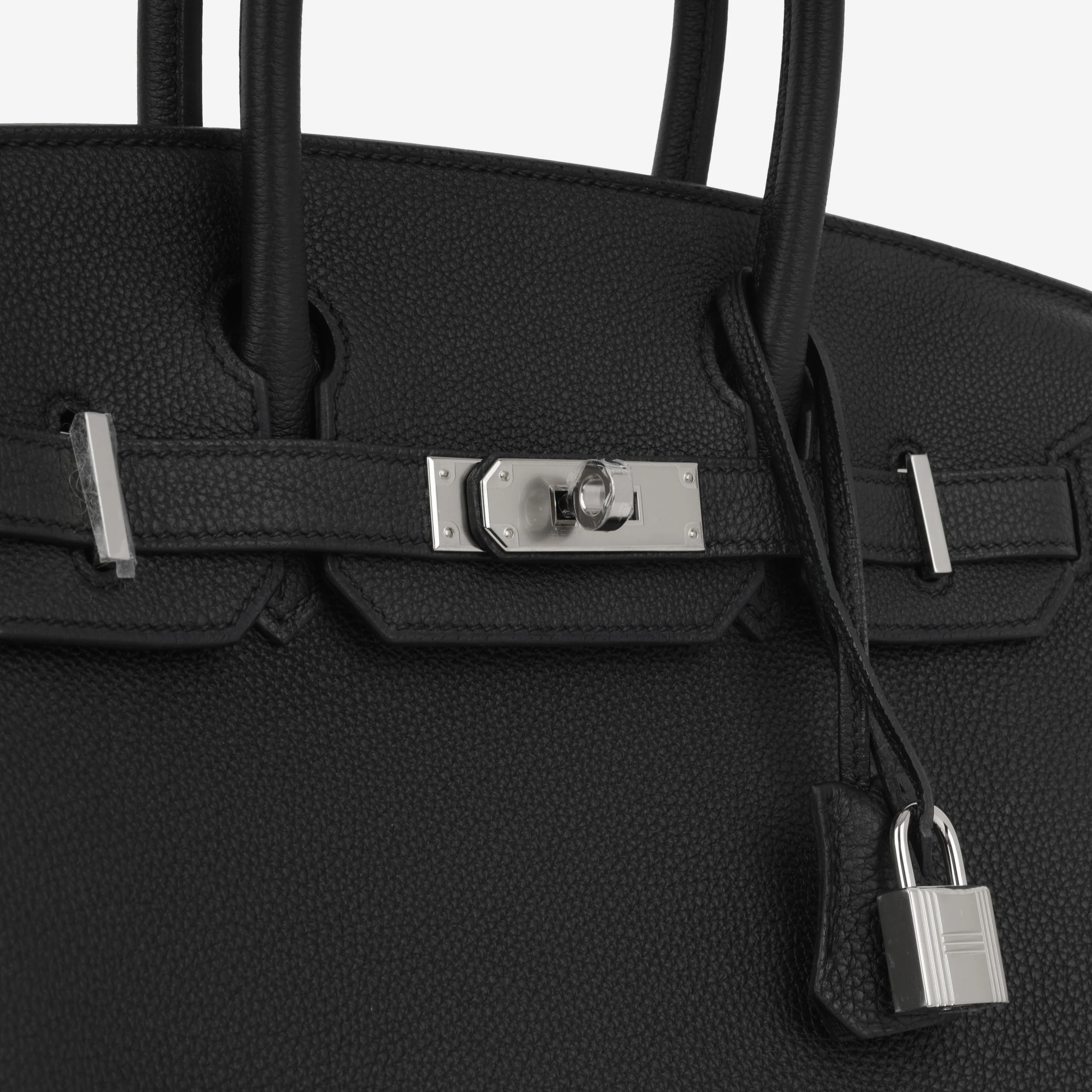Hermès Birkin 30 - Black Togo | Palladium Hardware - Image 8