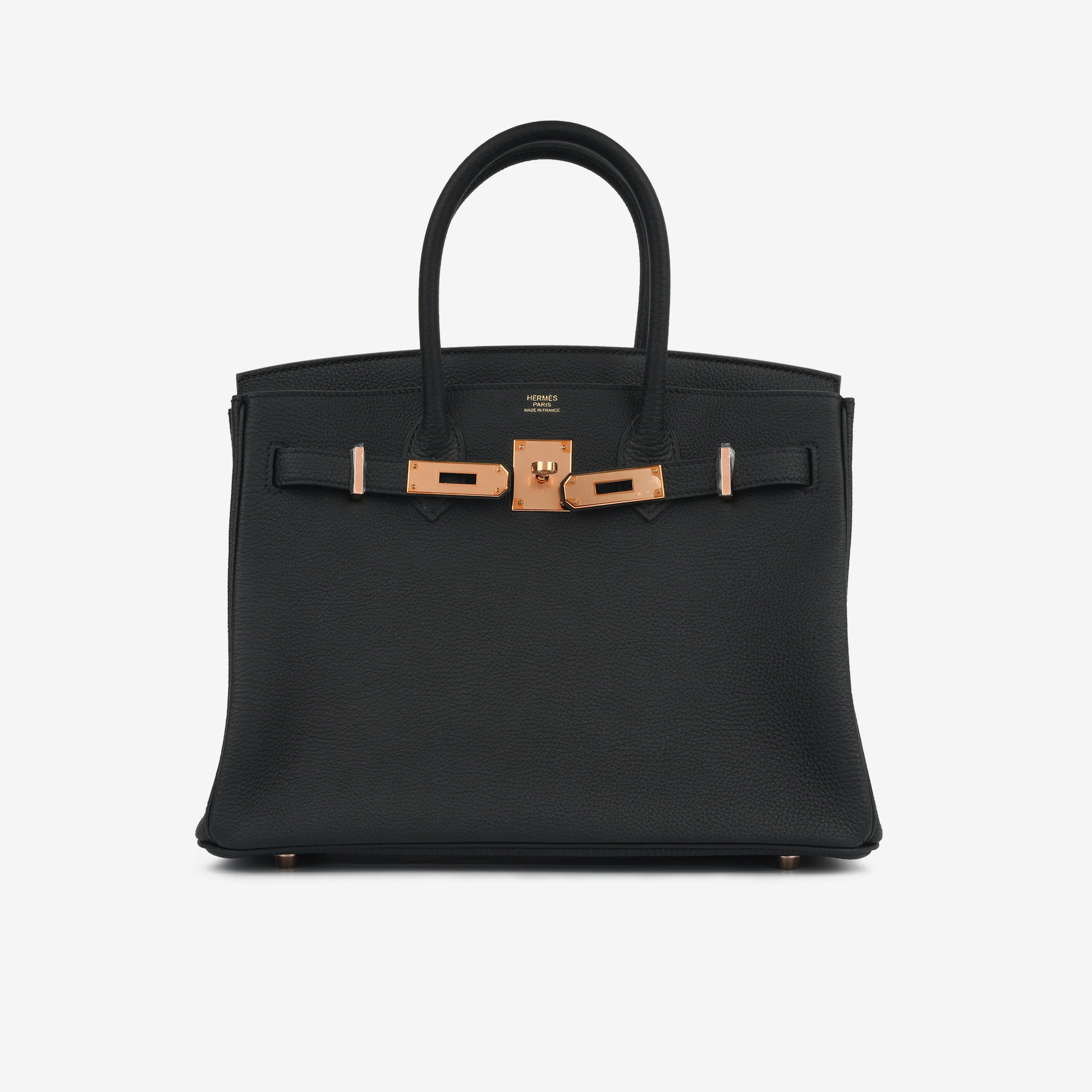 Hermès Birkin 30 - Black Togo | Rose Gold Hardware - Image 5
