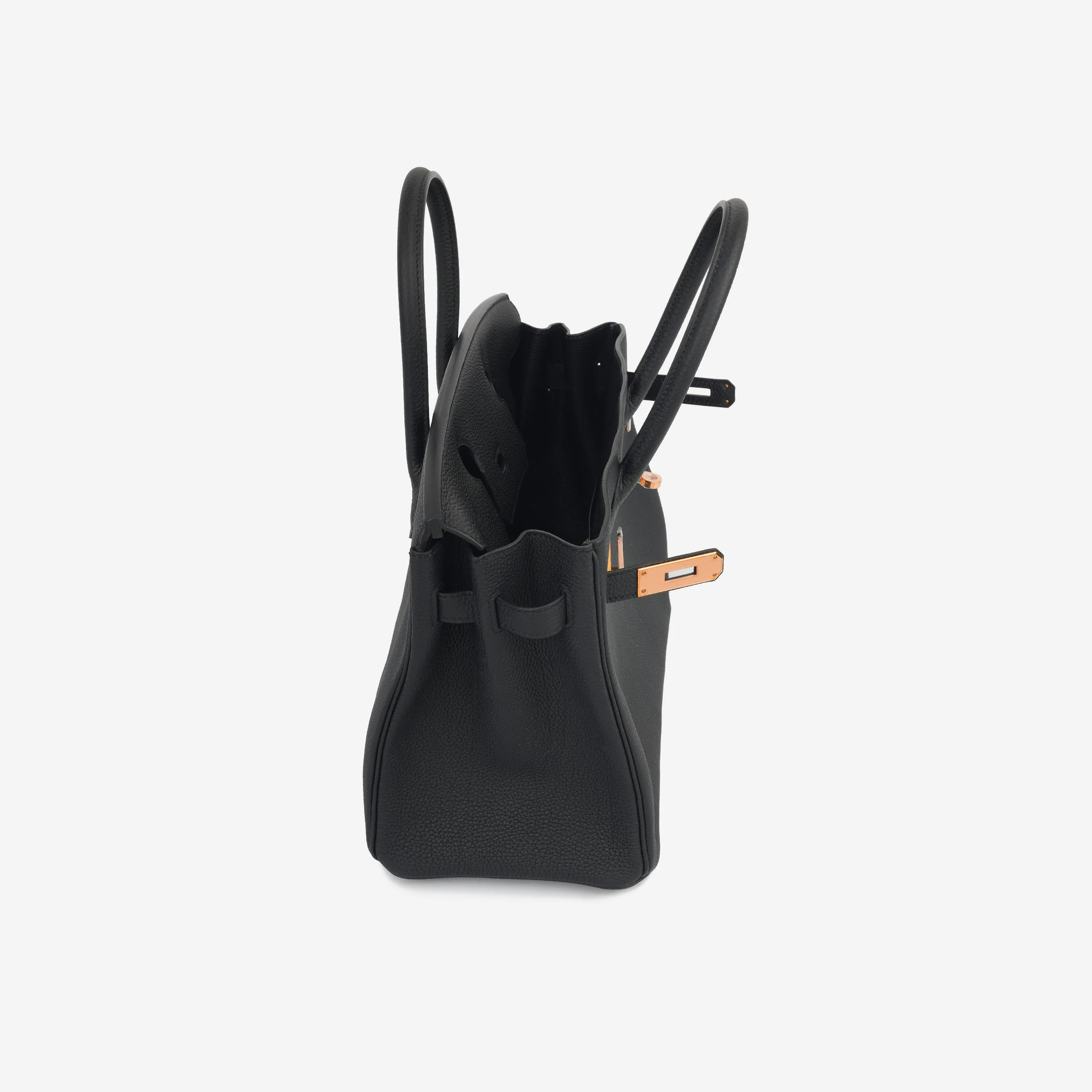 Hermès Birkin 30 - Black Togo | Rose Gold Hardware - Image 6
