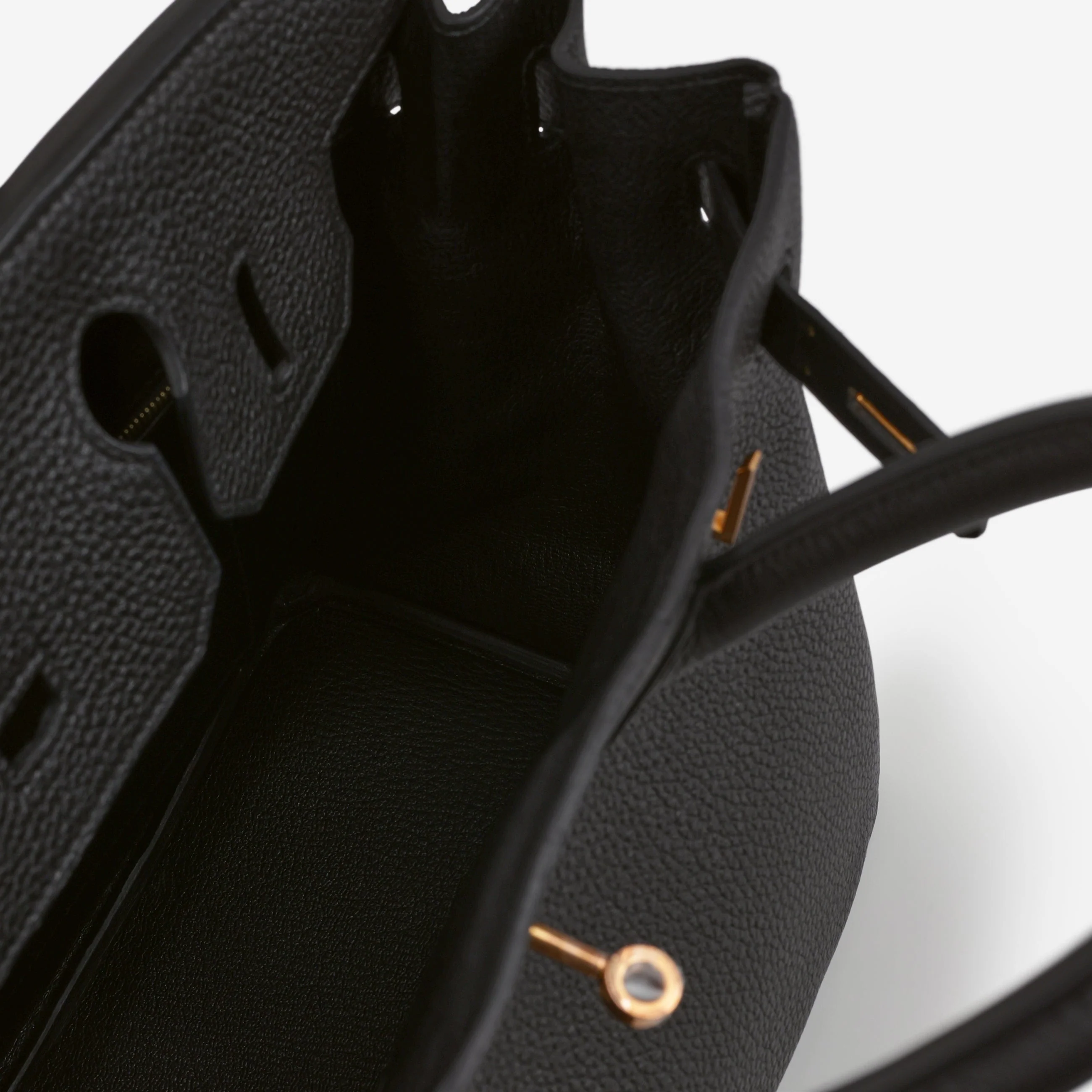 Hermès Birkin 30 - Black Togo | Rose Gold Hardware - Image 7