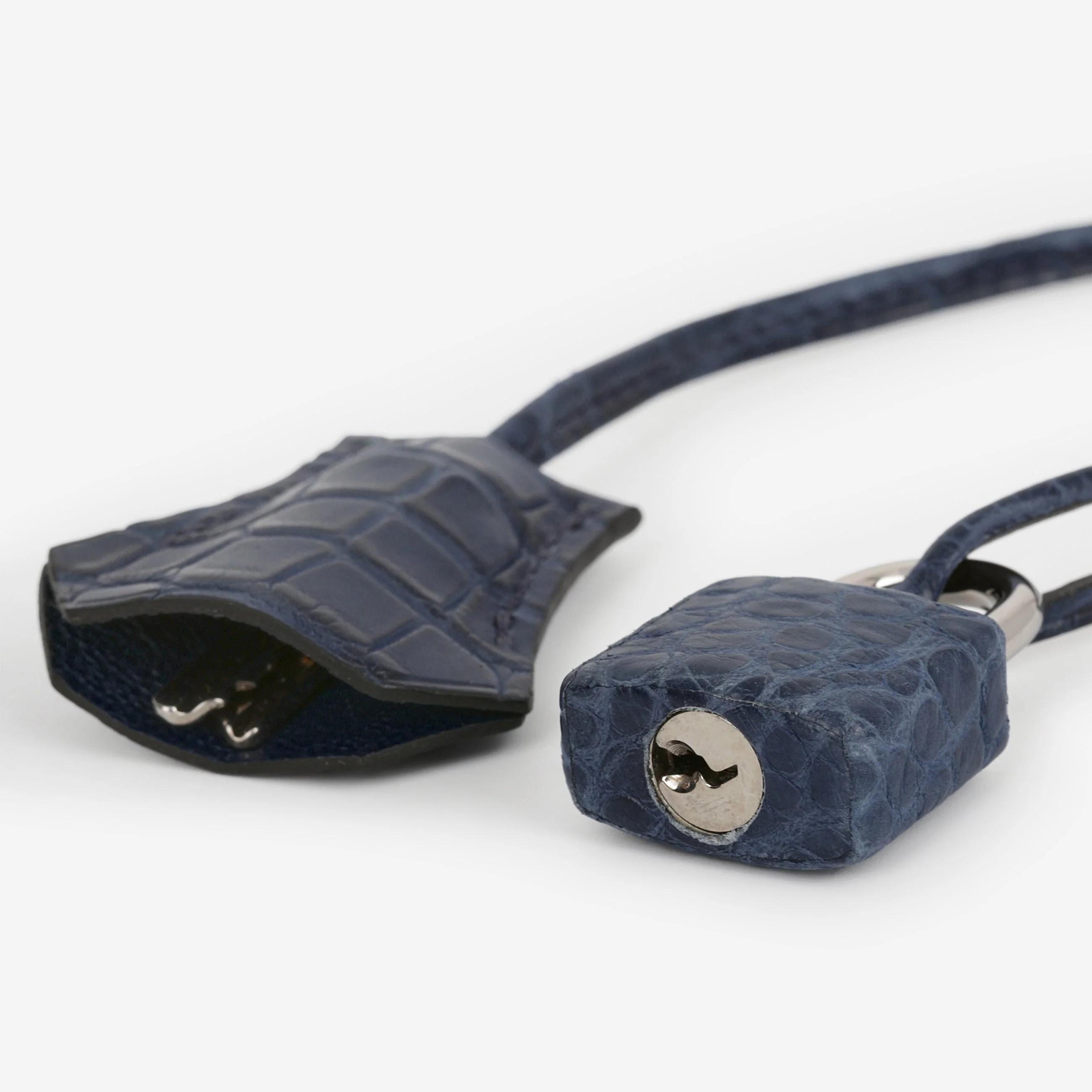 Hermès Birkin 30 - Bleu De Malte Alligator | Palladium Hardware - Image 13