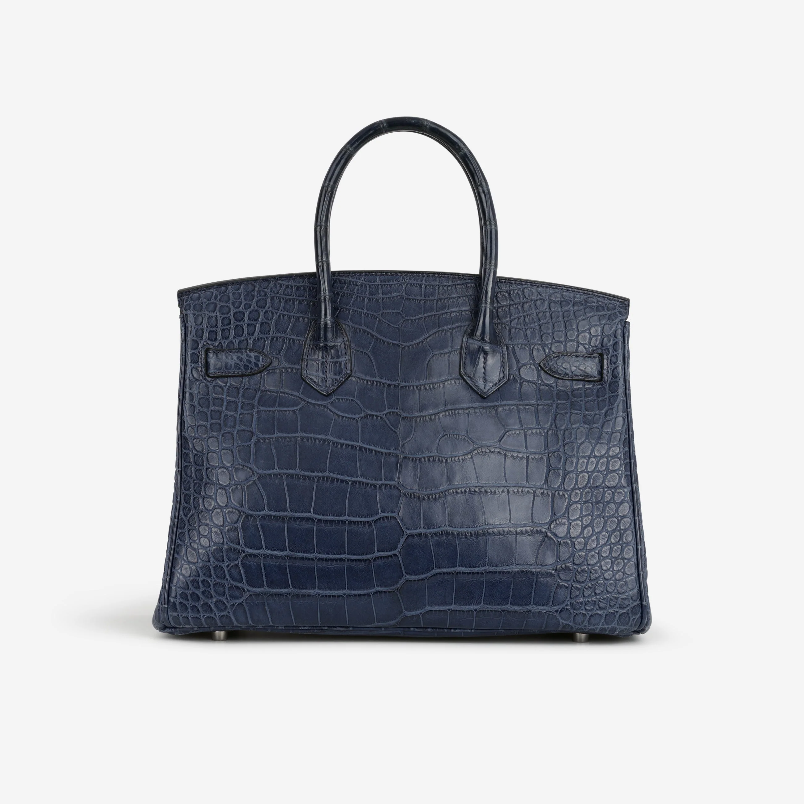 Hermès Birkin 30 - Bleu De Malte Alligator | Palladium Hardware - Image 3