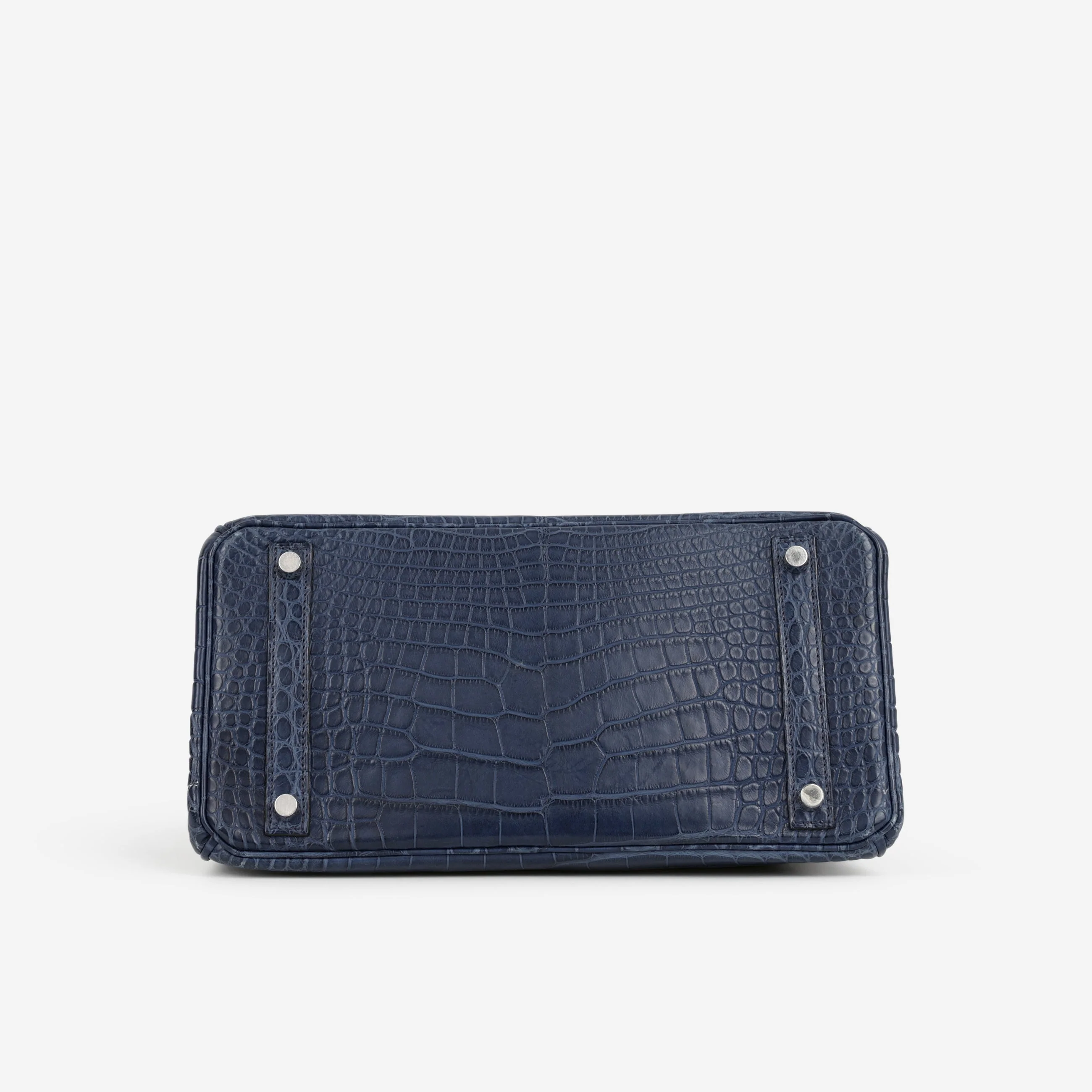 Hermès Birkin 30 - Bleu De Malte Alligator | Palladium Hardware - Image 4