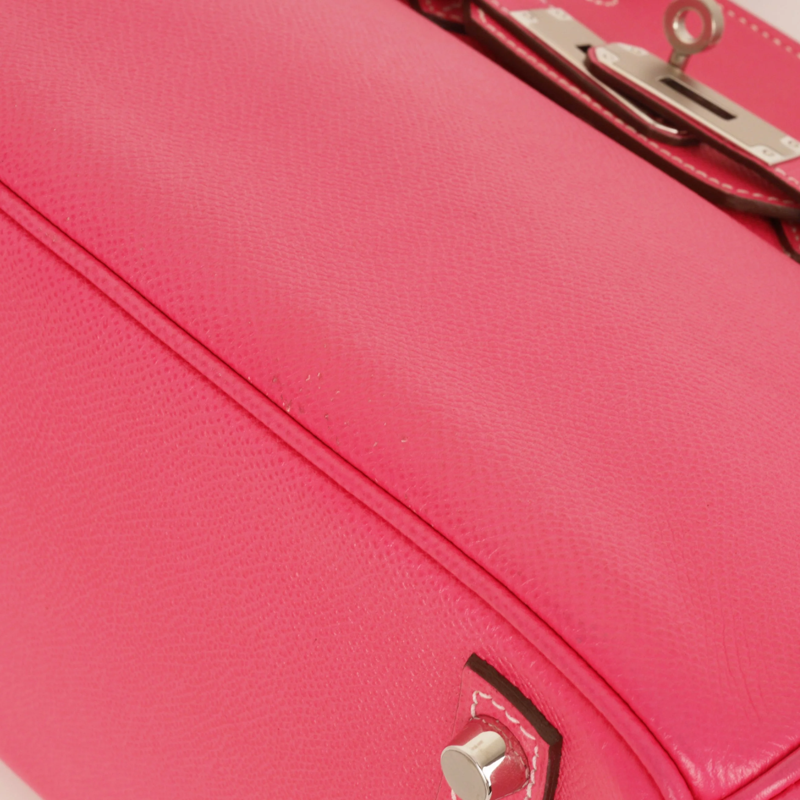 Hermès Birkin 30 Candy - Rose Tyrien / Rose Tosca Epsom | Palladium Hardware - Image 7