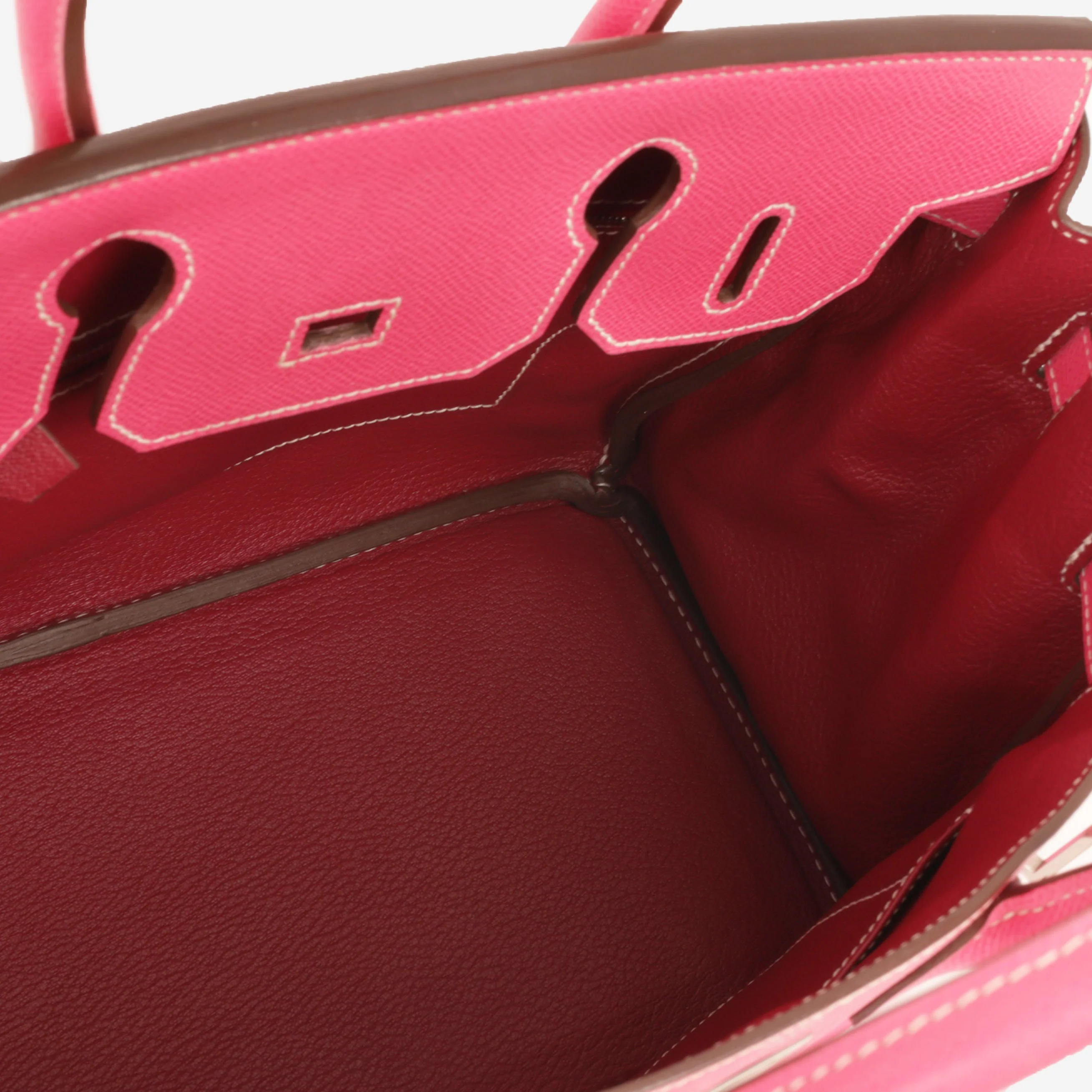 Hermès Birkin 30 Candy - Rose Tyrien / Rose Tosca Epsom | Palladium Hardware - Image 8