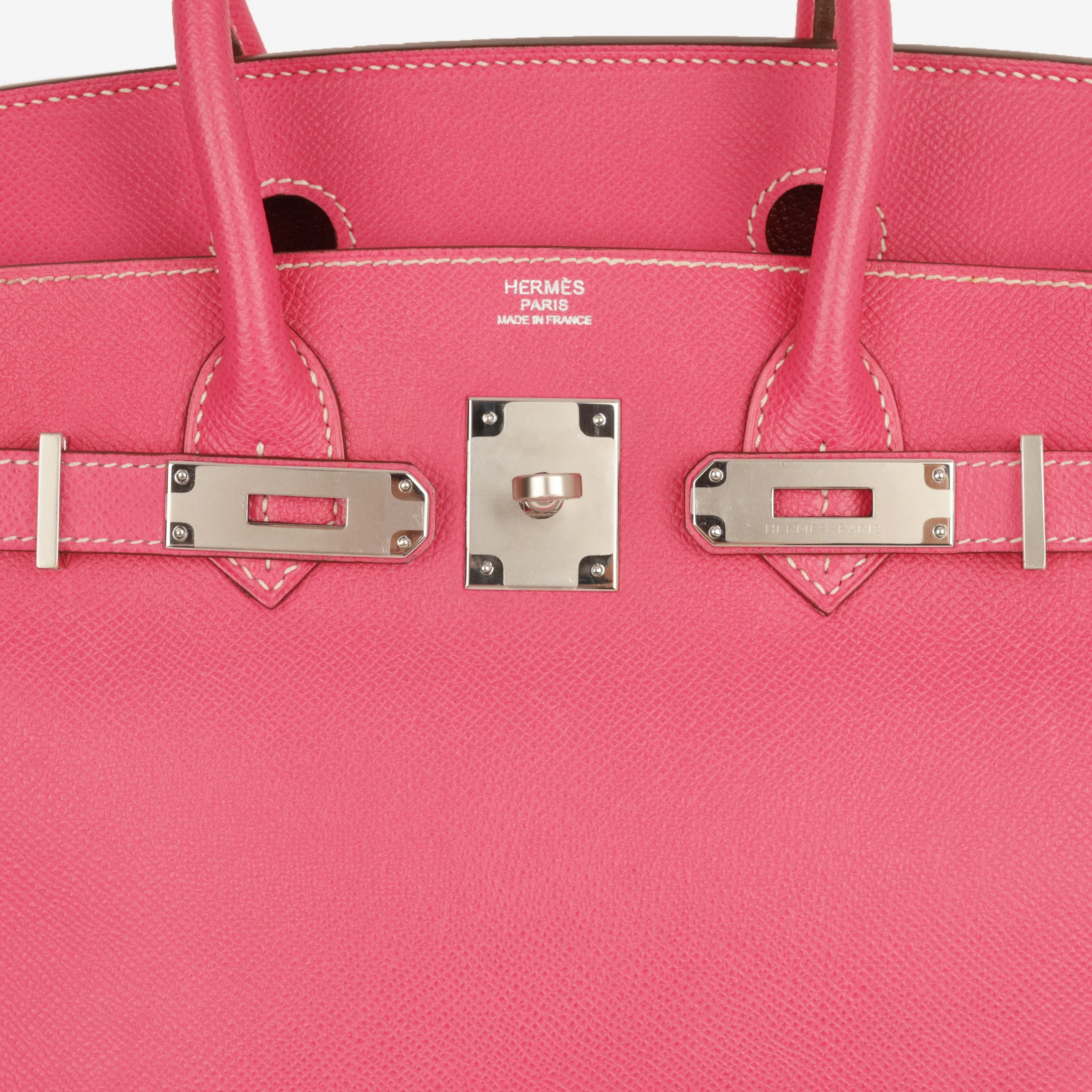 Hermès Birkin 30 Candy - Rose Tyrien / Rose Tosca Epsom | Palladium Hardware - Image 9