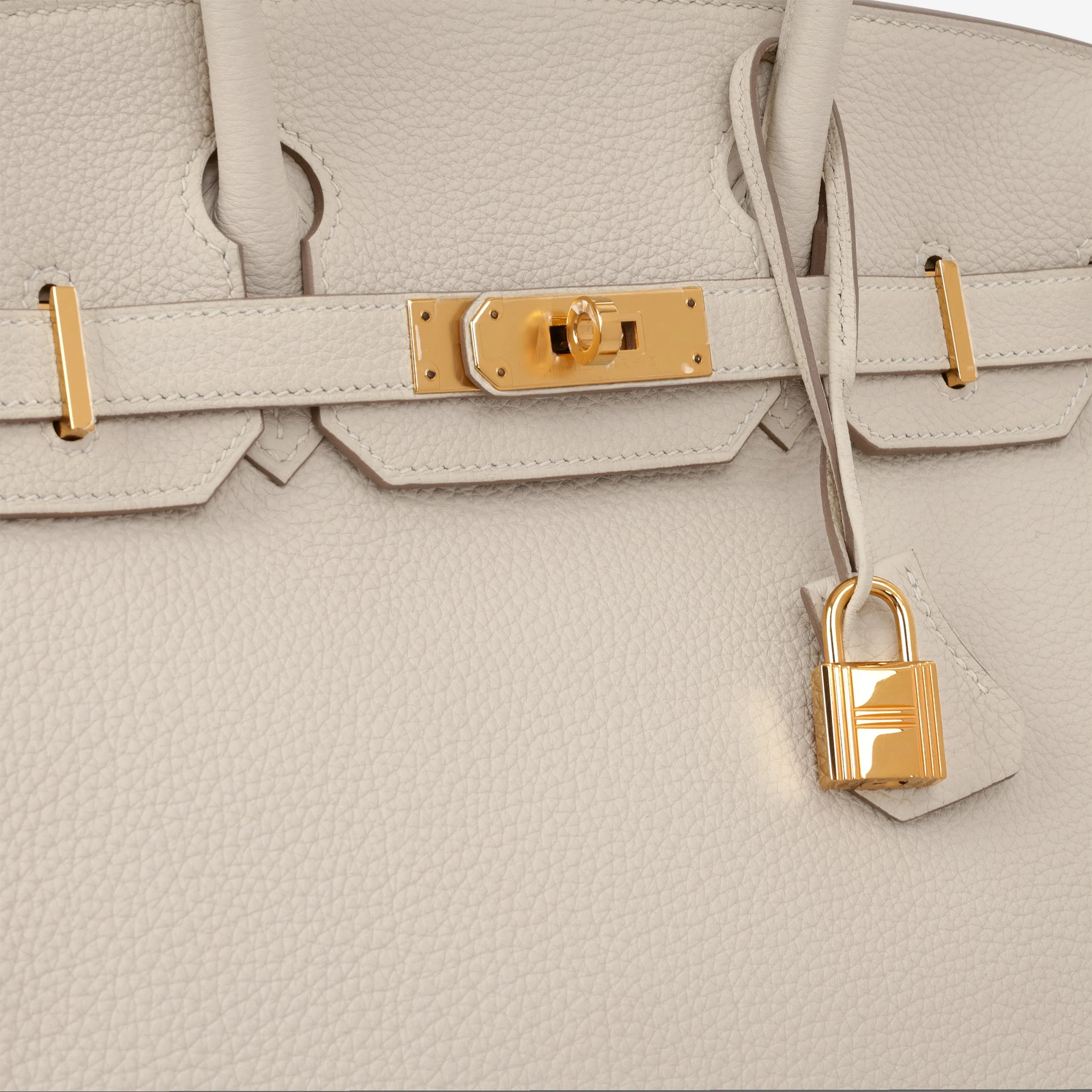 Hermès Birkin 30 - Craie Togo | Gold Hardware - Image 13