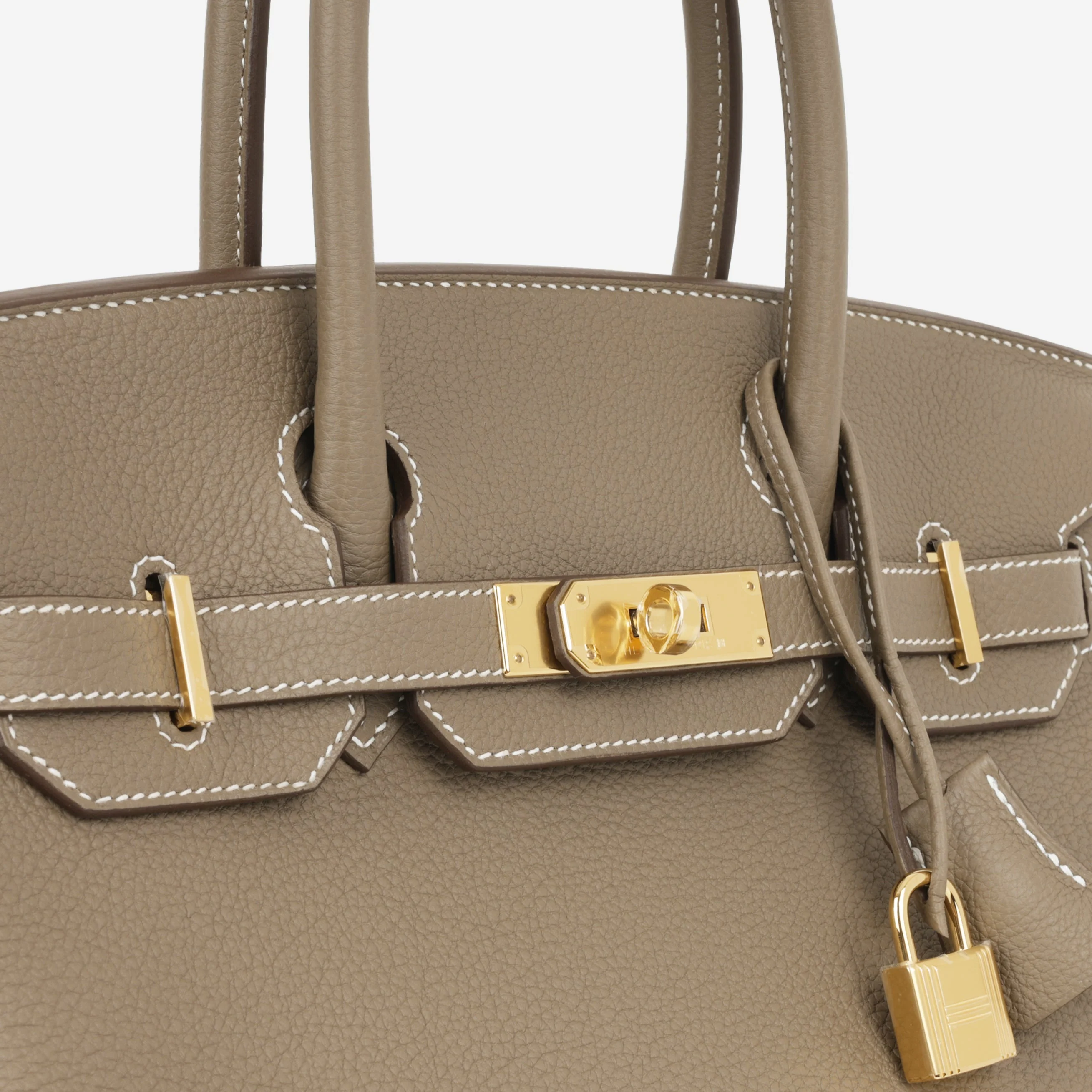Hermès Birkin 30 - Etoupe Togo | Gold Hardware - Image 8