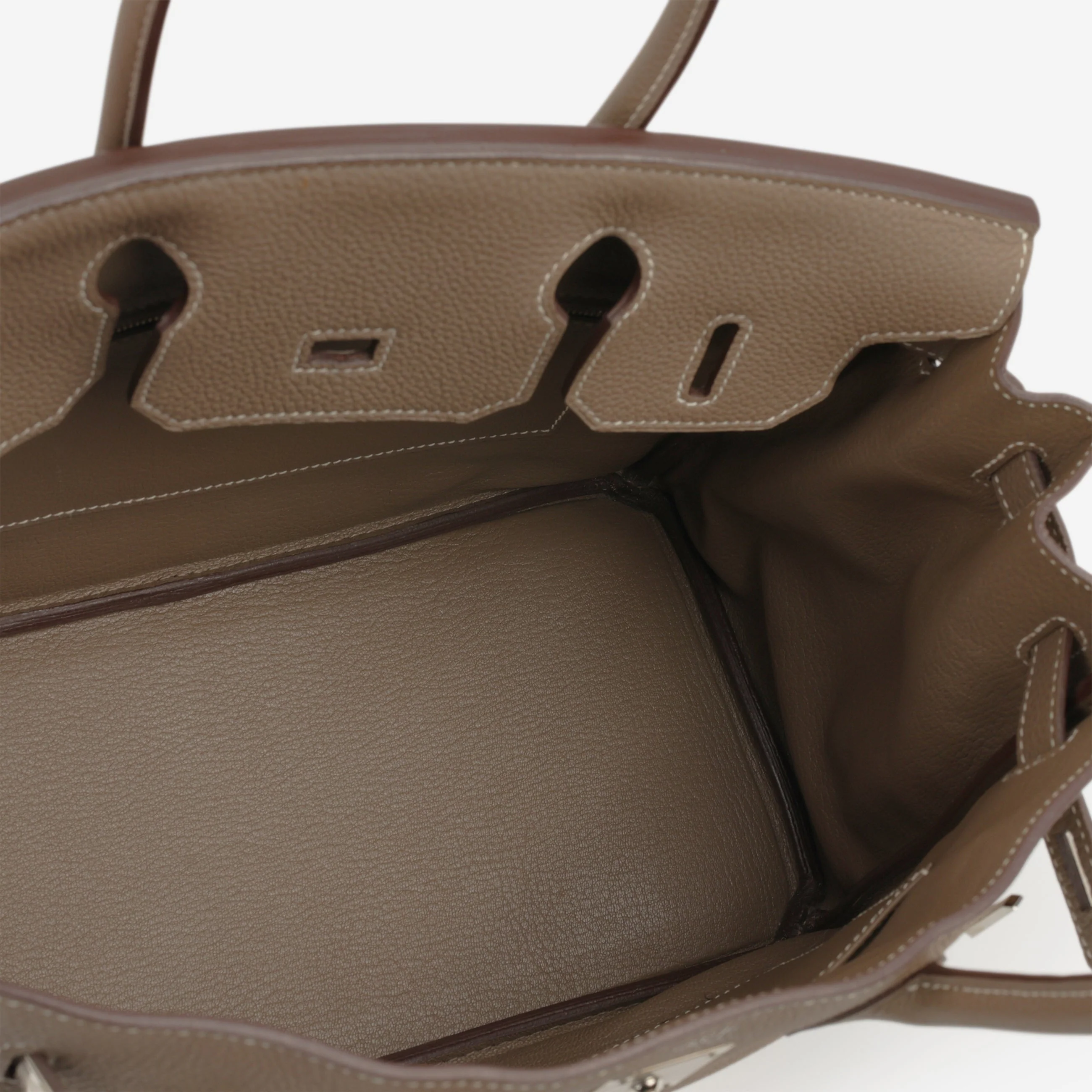 Hermès Birkin 30 - Etoupe Togo | Palladium Hardware - Image 8