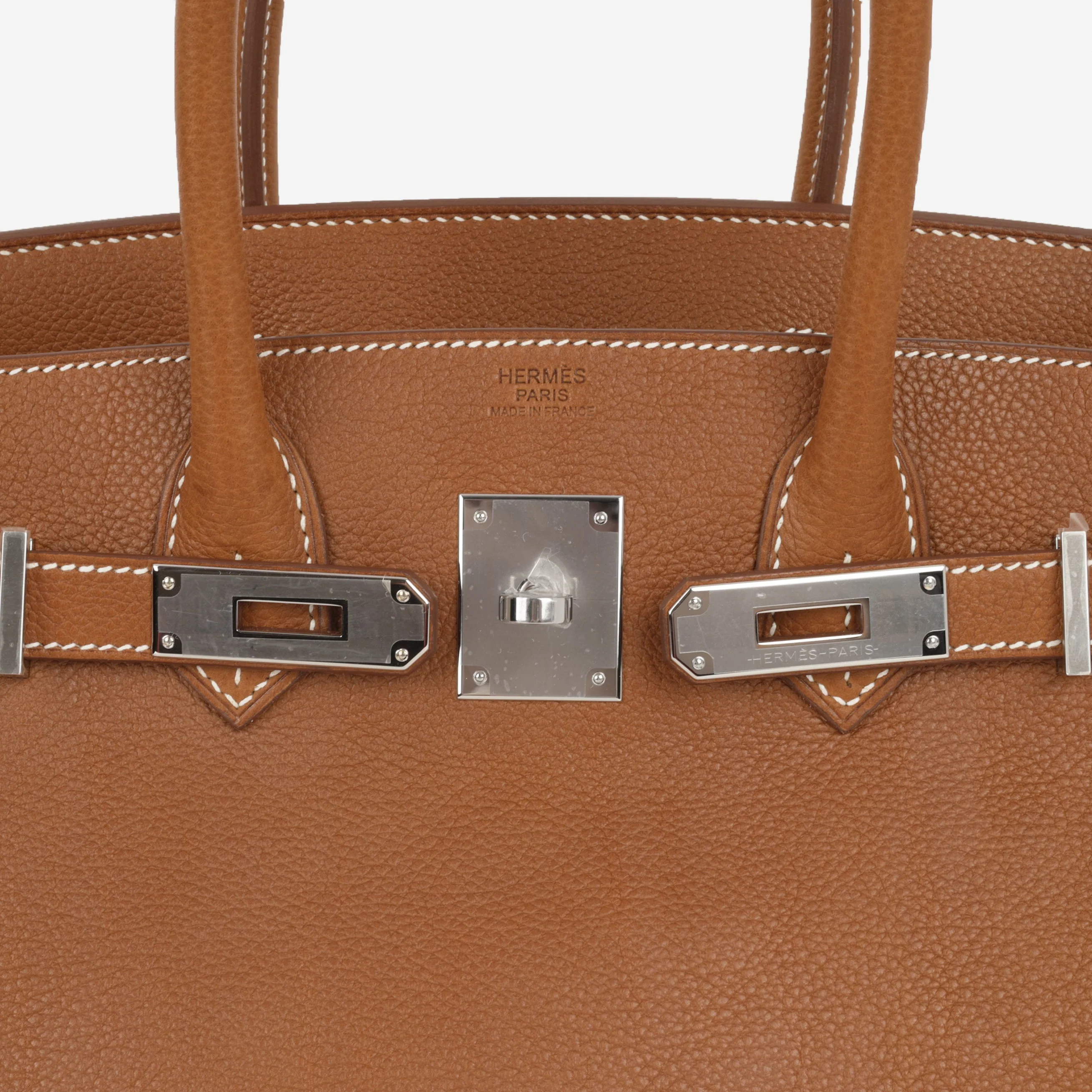 Hermès Birkin 30 - Fauve Barenia Faubourg | Palladium Hardware (NWT) - Image 8