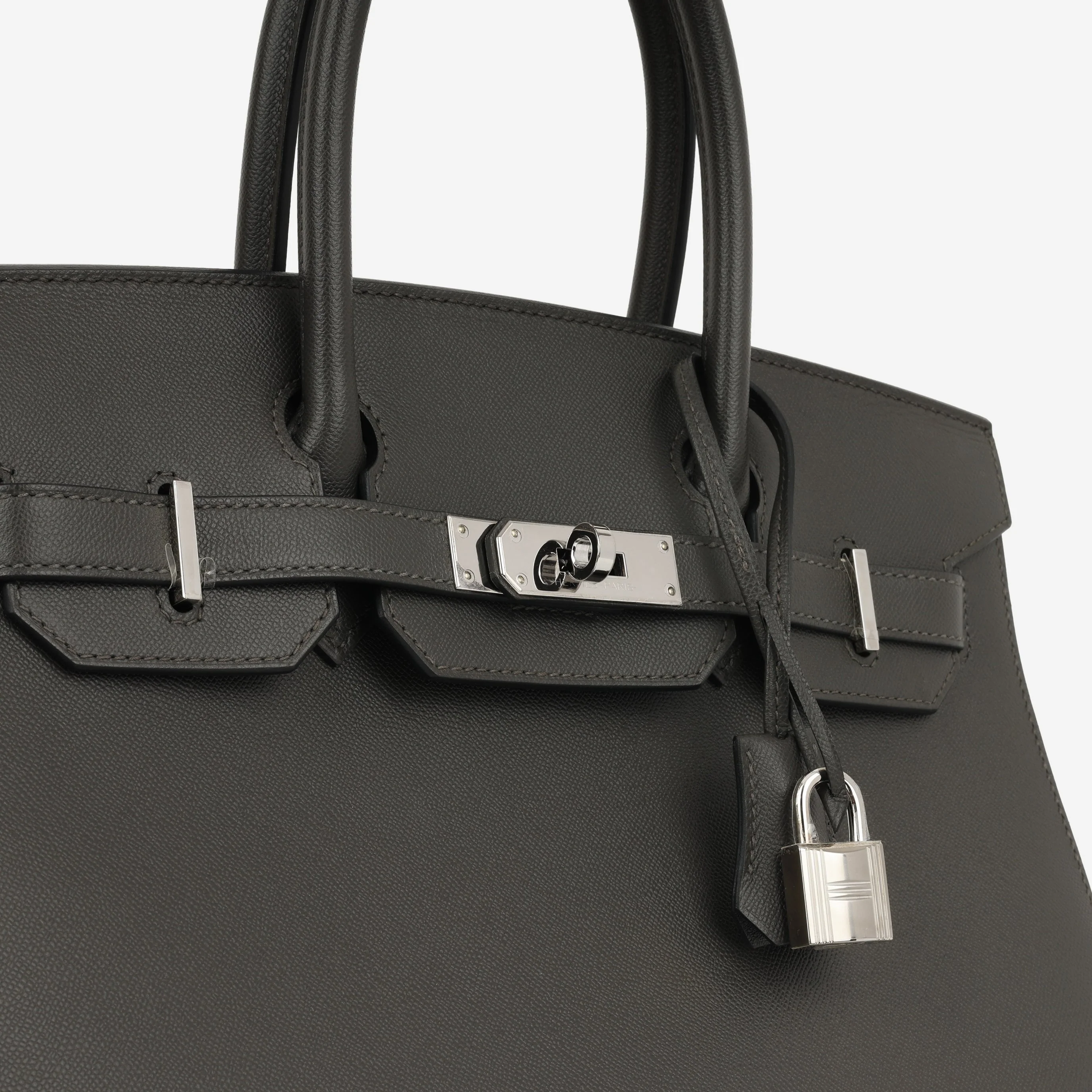 Hermès Birkin 30 - Graphite Veau Madame - Image 18
