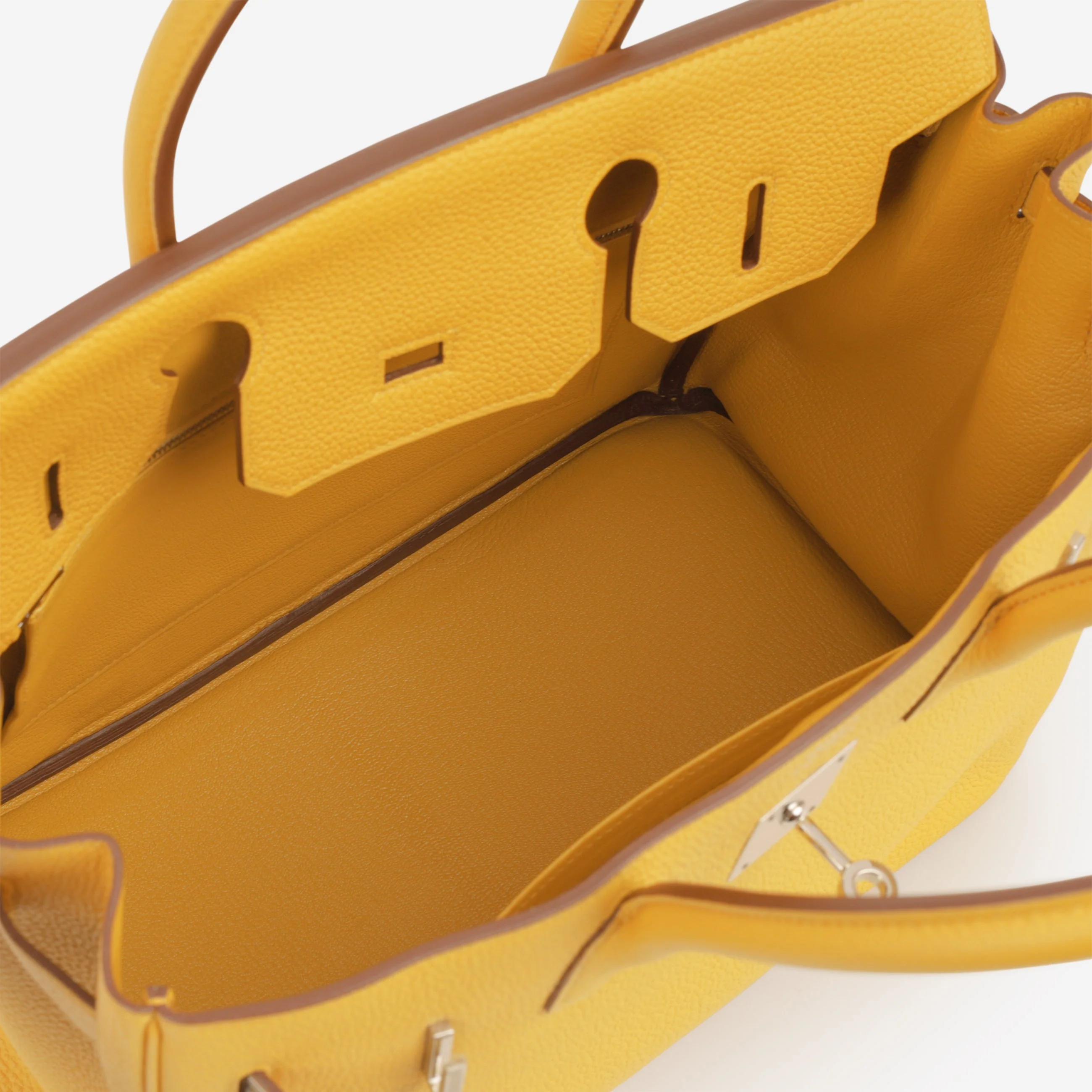 Hermès Birkin 30 - Jaune Ambre Togo | Palladium Hardware - Image 7