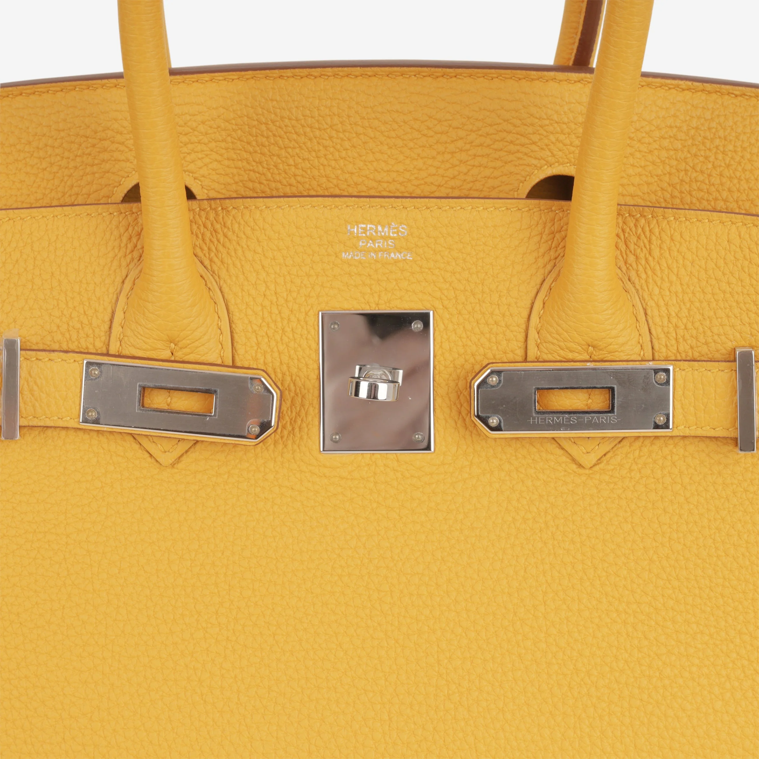 Hermès Birkin 30 - Jaune Ambre Togo | Palladium Hardware - Image 9