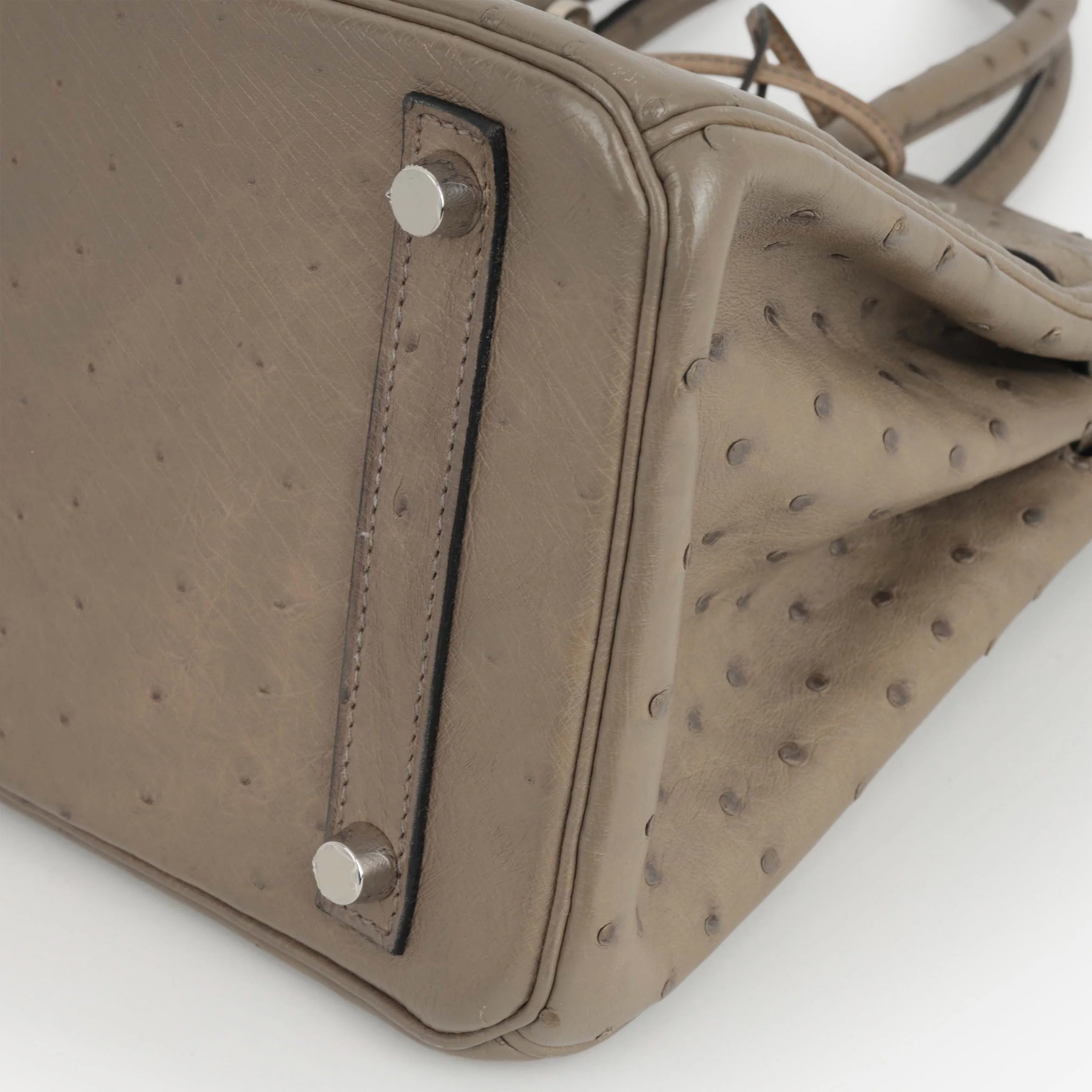 Hermès Birkin 30 - Mousse Ostrich | Palladium Hardware - Image 6