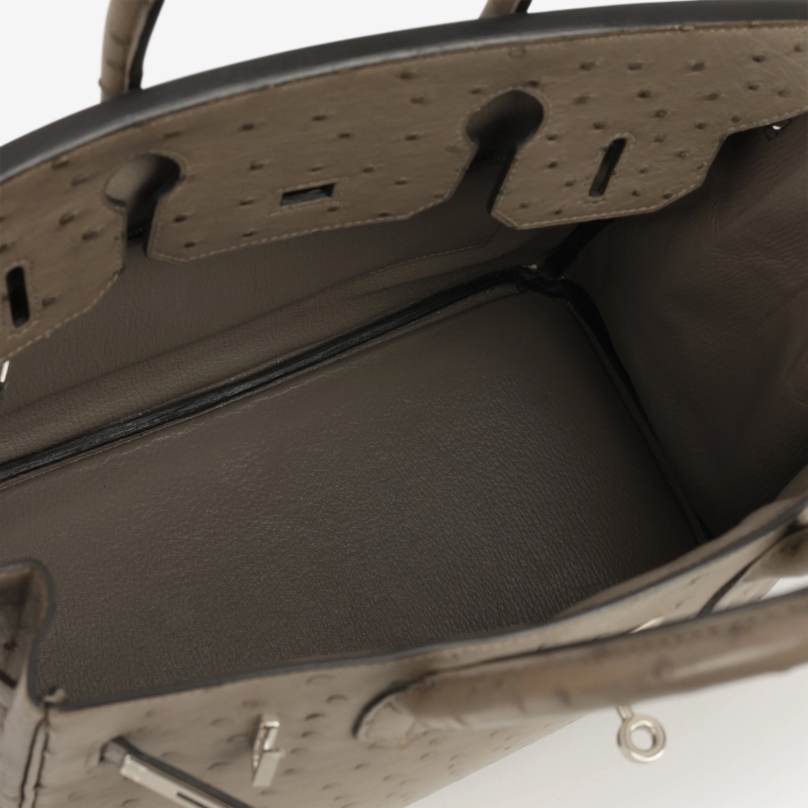 Hermès Birkin 30 - Mousse Ostrich | Palladium Hardware - Image 8