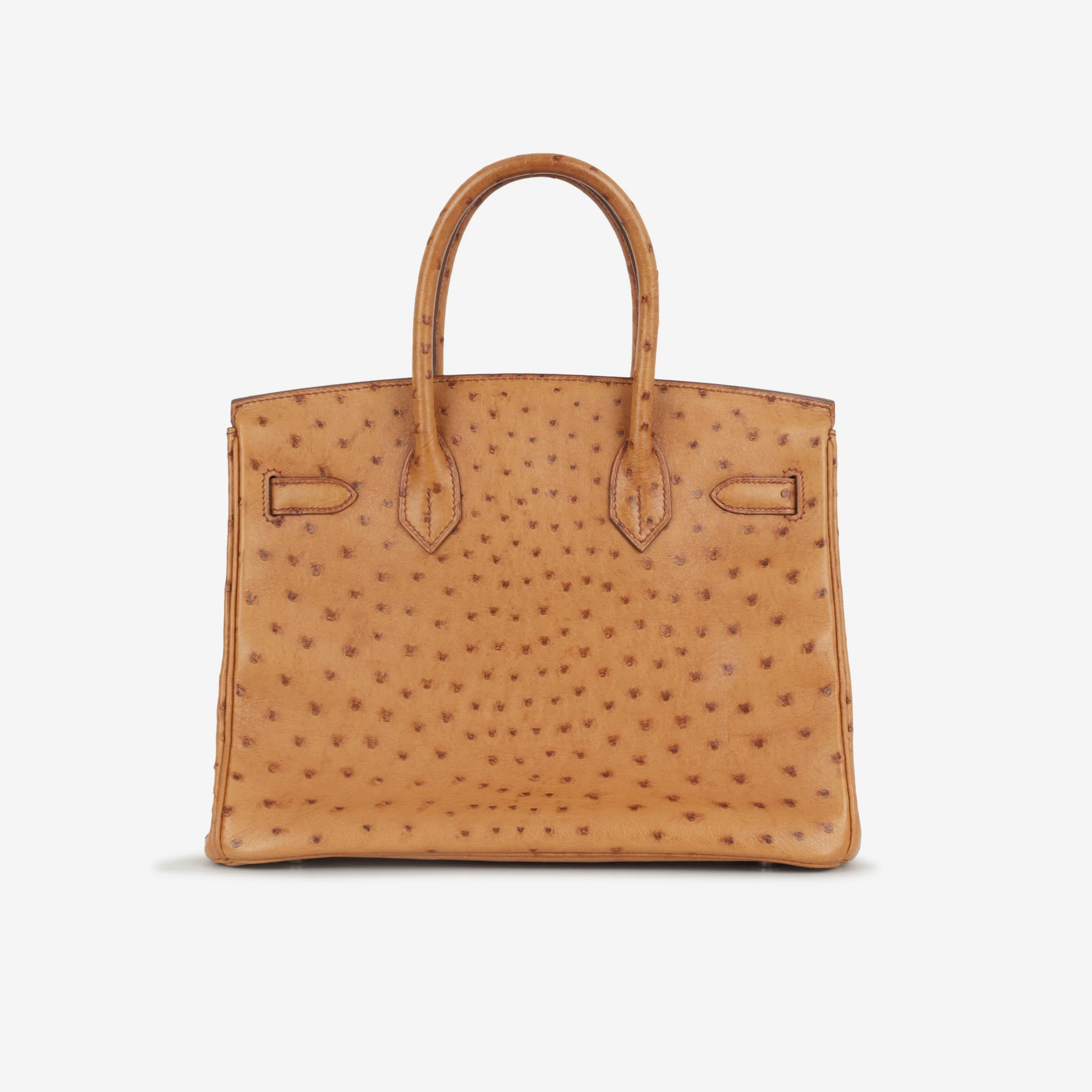 Hermès Birkin 30 - Natural Sable Ostrich | Palladium Hardware - Image 3