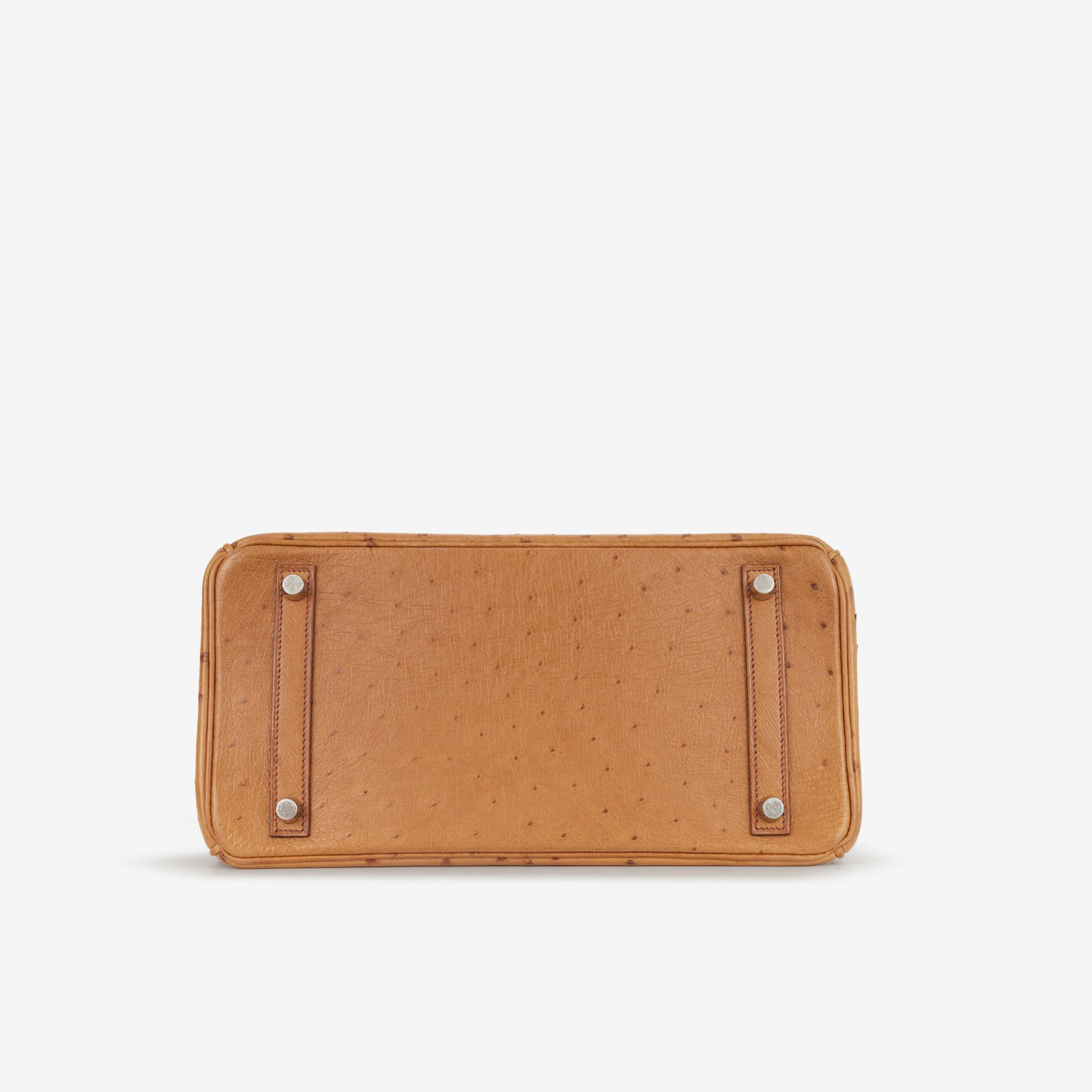 Hermès Birkin 30 - Natural Sable Ostrich | Palladium Hardware - Image 4