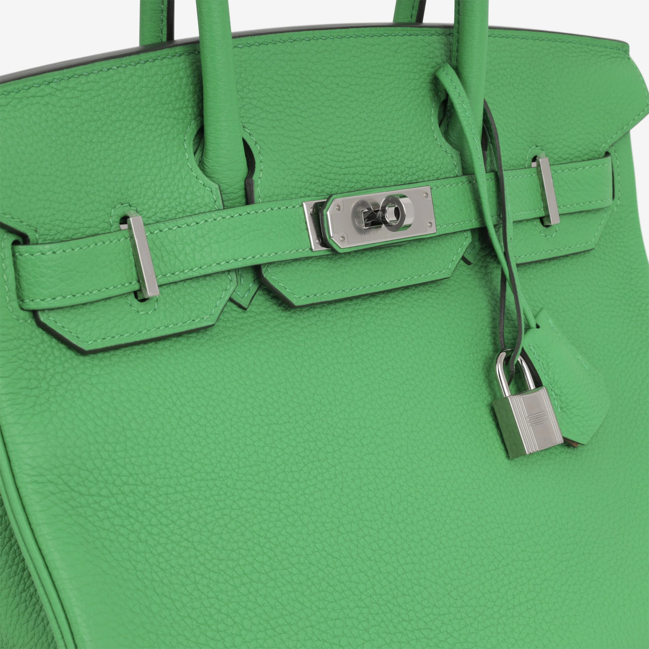 Hermès Birkin 30 Verso - Bambou Togo / Caramel Interior | Palladium Hardware - Image 9
