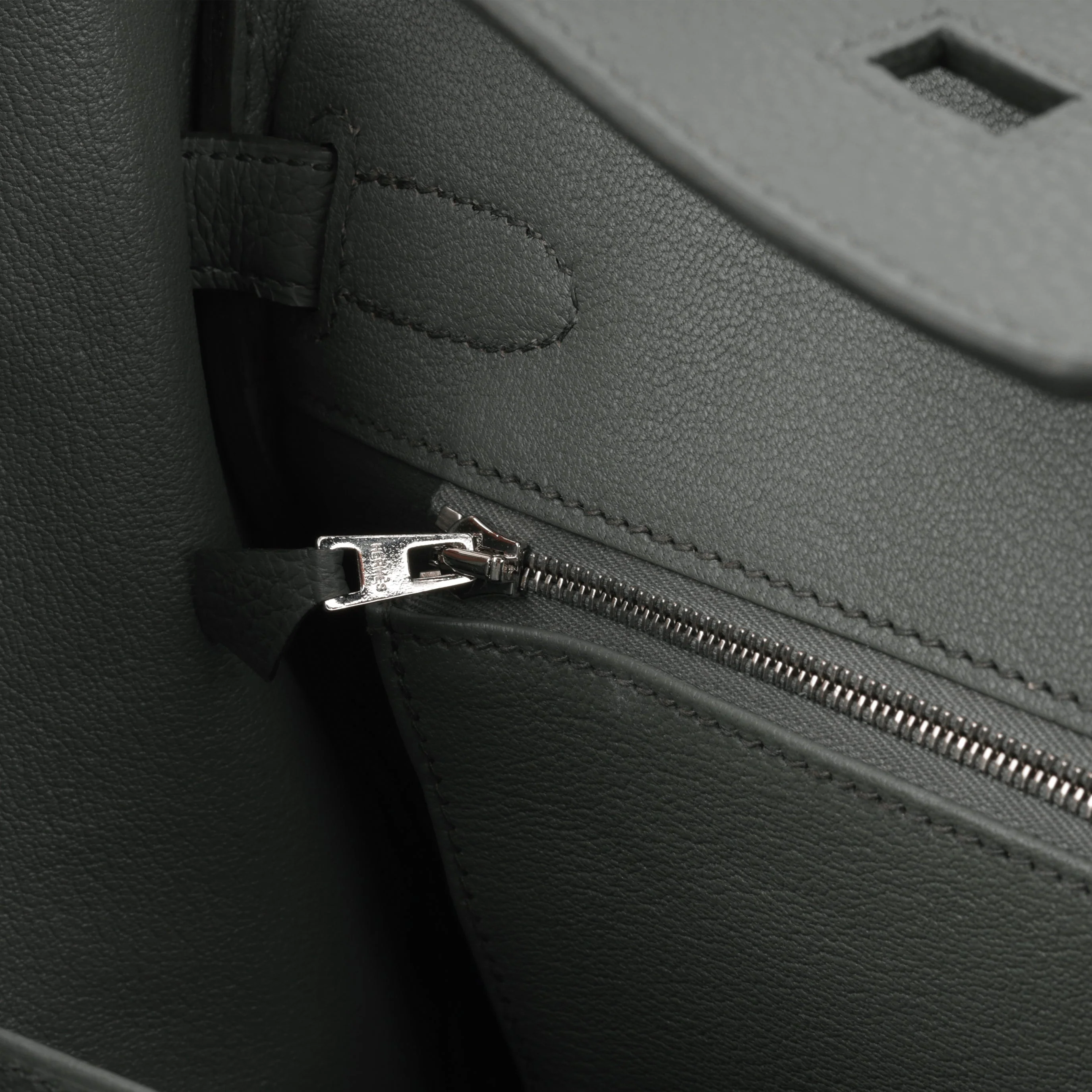Hermès Birkin 30 - Vert Amande Togo | Palladium Hardware - Image 11