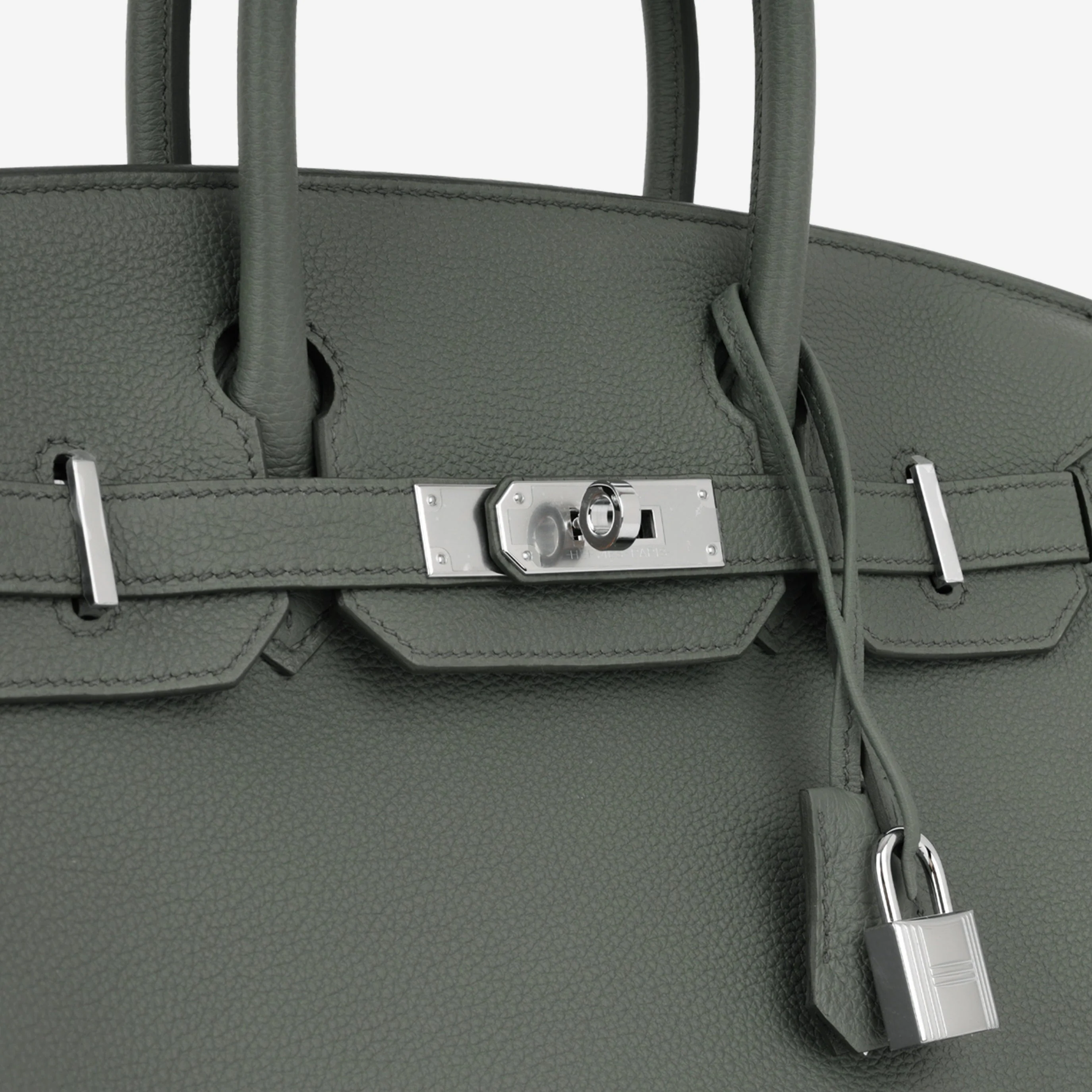 Hermès Birkin 30 - Vert Amande Togo | Palladium Hardware - Image 14
