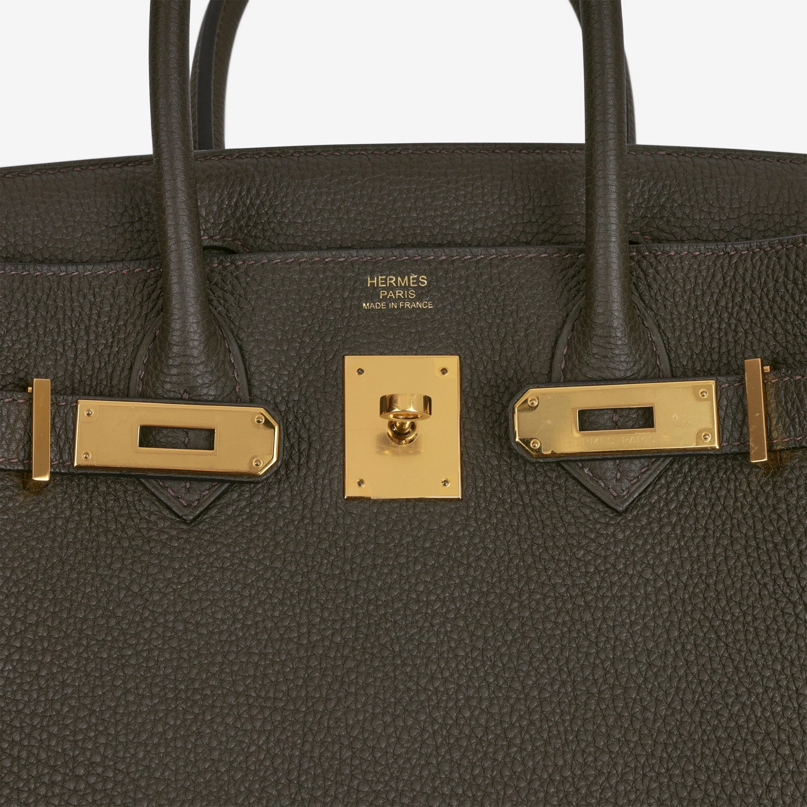 Hermès Birkin 30 - Vert De Gris Togo | Gold Hardware - Image 10