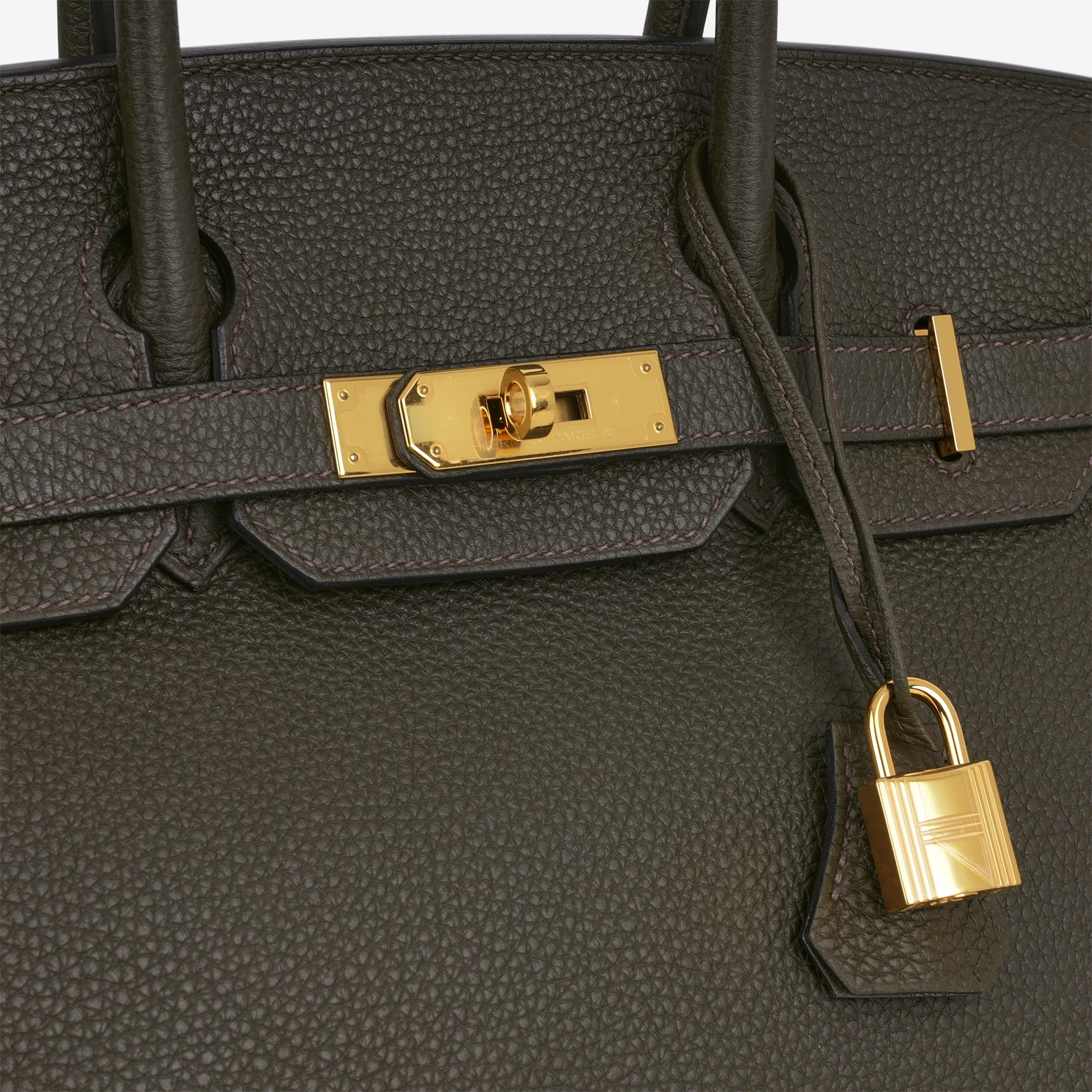 Hermès Birkin 30 - Vert De Gris Togo | Gold Hardware - Image 11