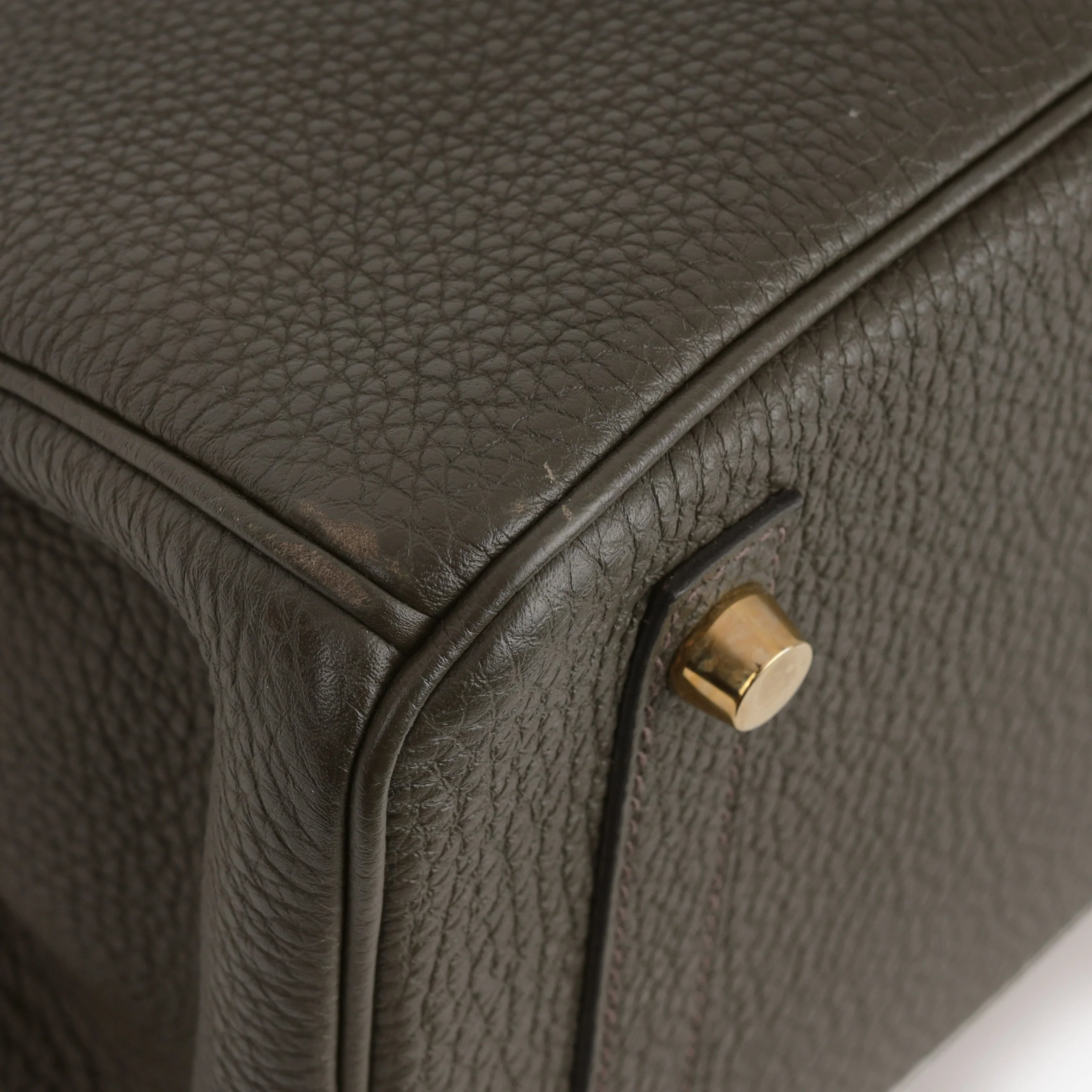 Hermès Birkin 30 - Vert De Gris Togo | Gold Hardware - Image 7