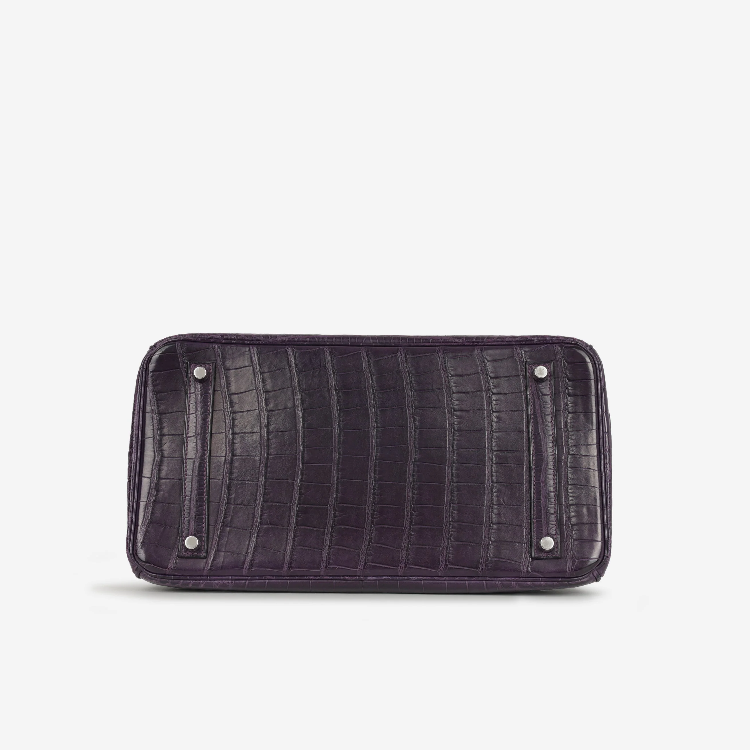 Hermès Birkin 35 - Amethyst Matte Alligator Mississippiensis | Palladium Hardware - Image 4