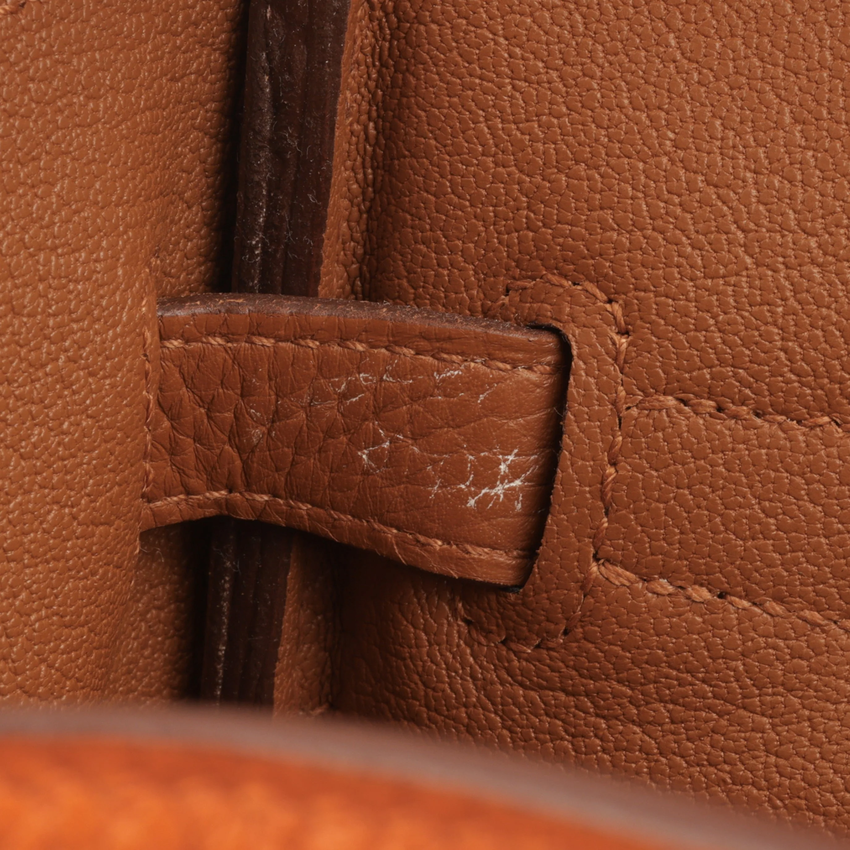 Hermès Birkin 35 Arlequin - Orange / Sanguine / Bleu Lin / Bleu Hydra / Etain / Gold Clemence | Palladium Hardware - Image 13
