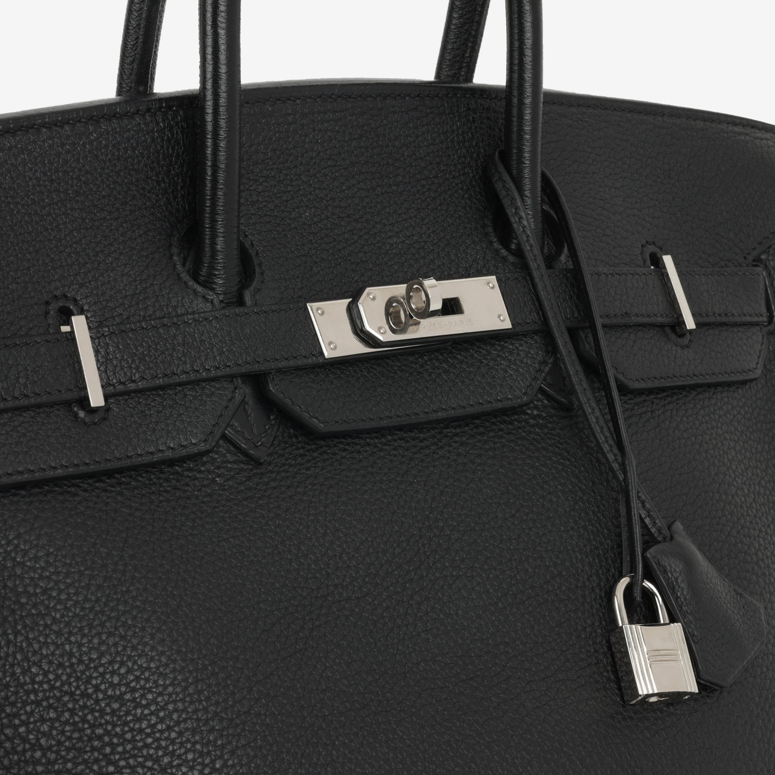 Hermès Birkin 35 - Black Togo | Palladium Hardware - Image 11